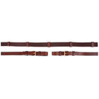BR Zügel Leinen 19mm Runde Schnalle Tobacco/gold