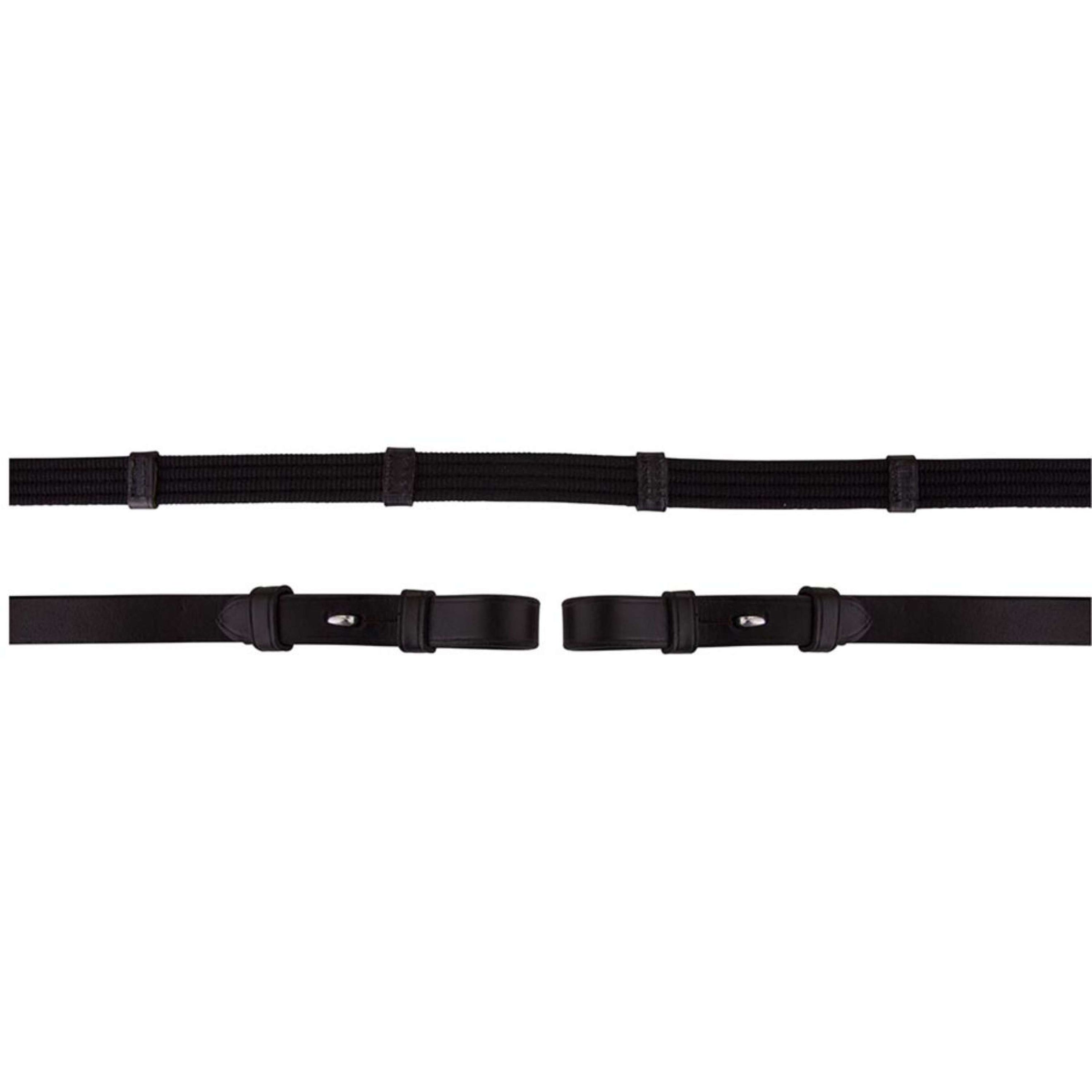 BR Gurtzügel mit Zaumhaken Schwarz/Silber BR Gurtzügel mit Zaumhaken Schwarz/Silber
