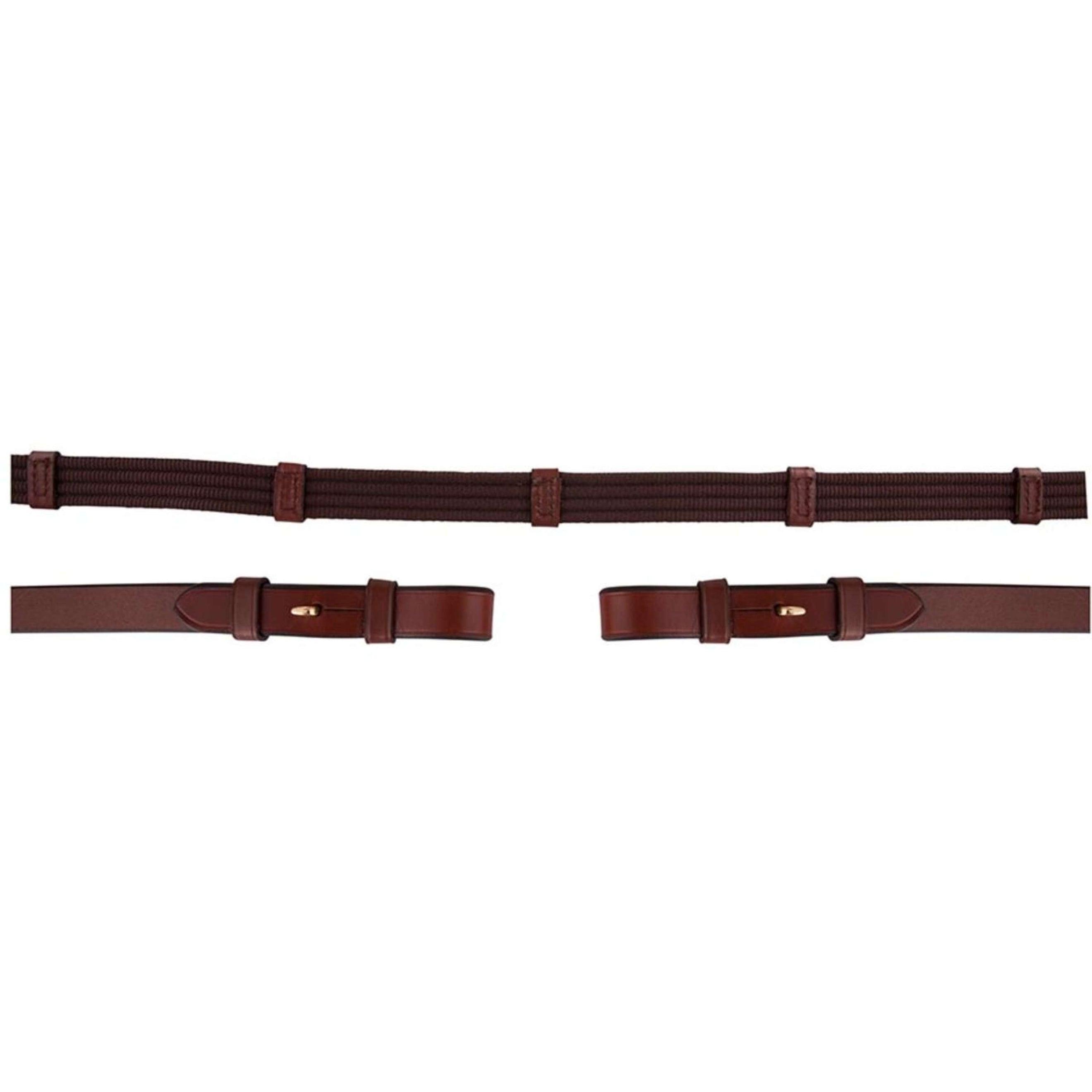 BR Gurtzügel mit Zaumhaken Tobacco/gold BR Gurtzügel mit Zaumhaken Tobacco/gold