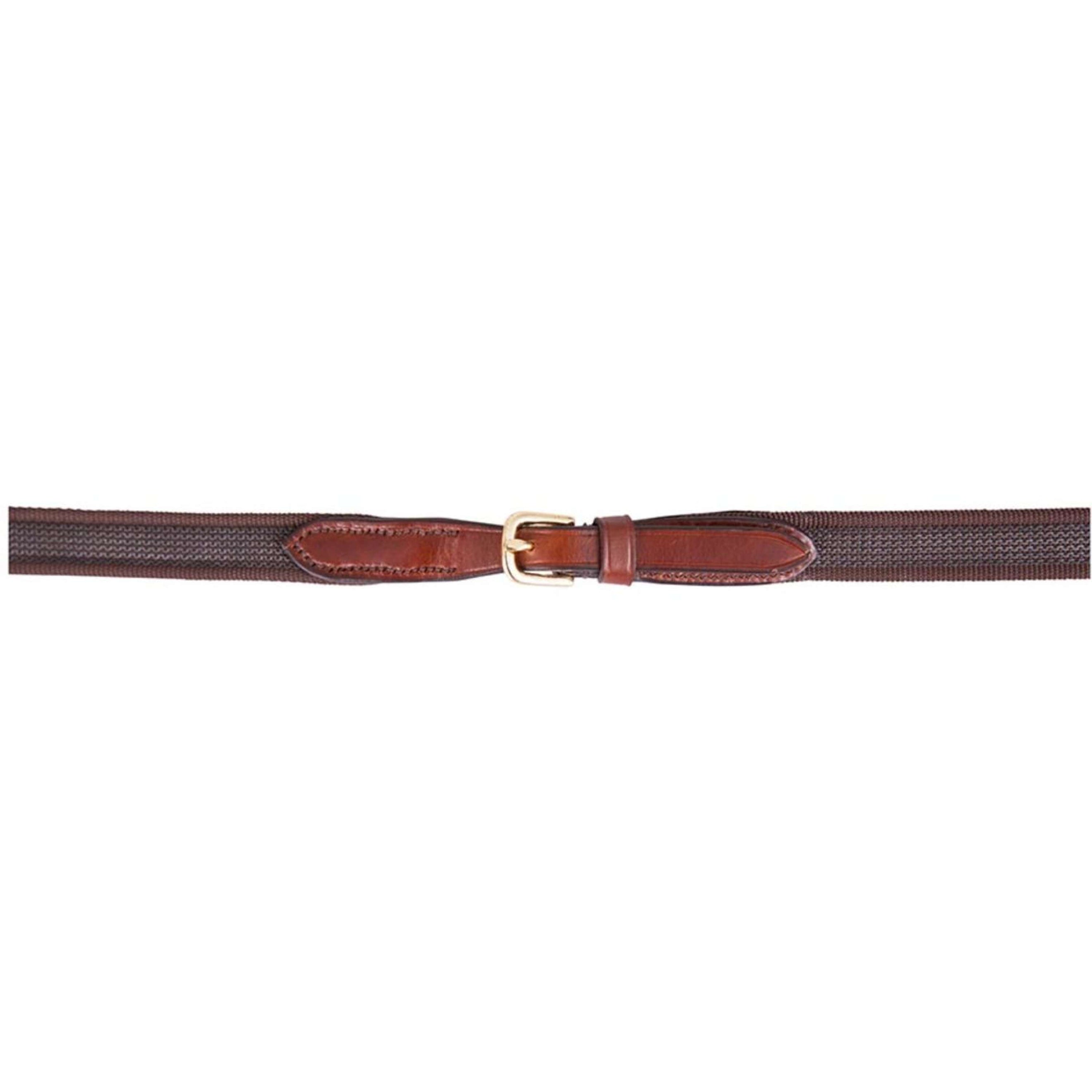 BR Zügel Leinen 19mm Anti-Slip E Verschluss Tobacco BR Zügel Leinen 19mm Anti-Slip E Verschluss Tobacco