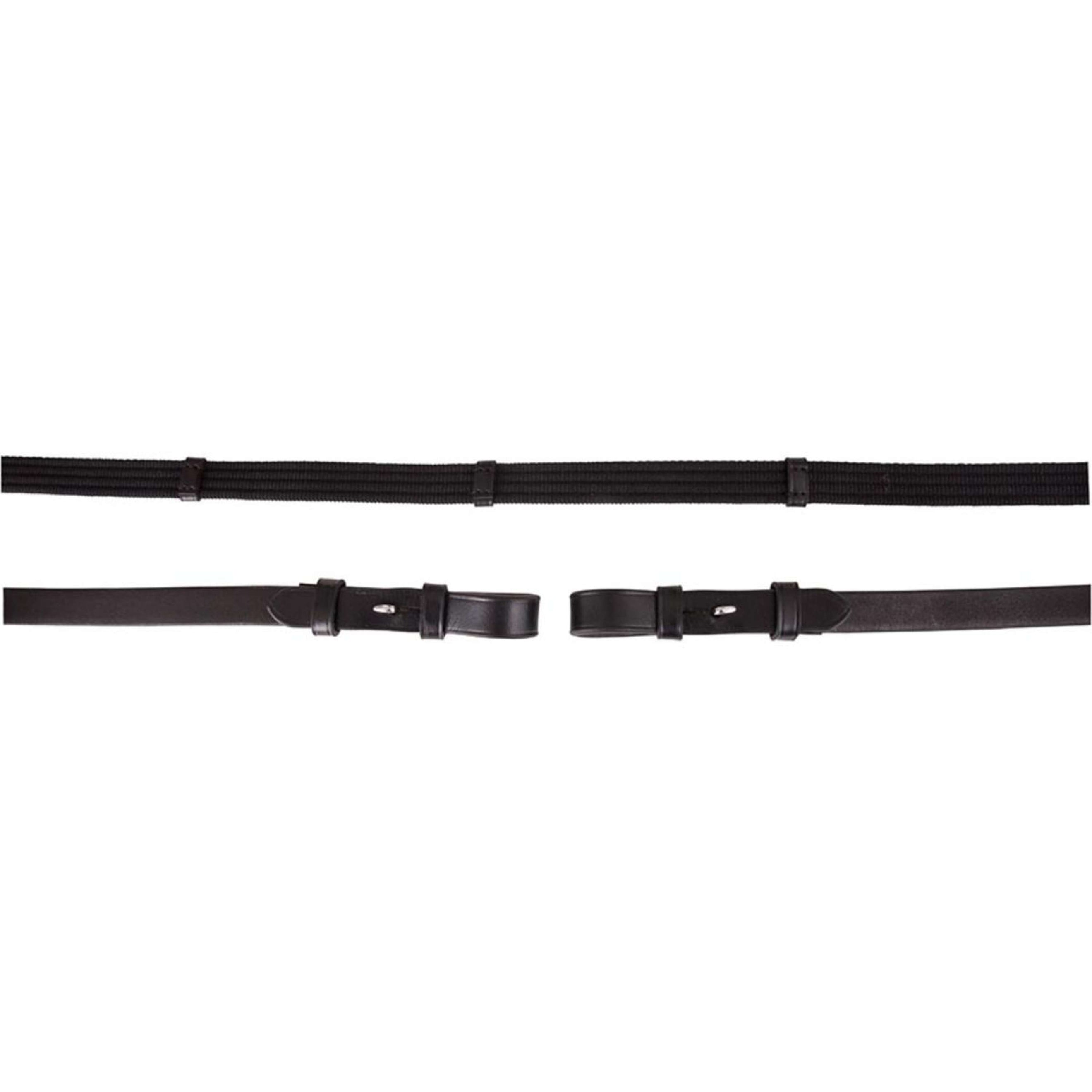 Premiere Zügel Leinen 19mm mit Blindem Verschluß Schwarz Premiere Zügel Leinen 19mm mit Blindem Verschluß Schwarz