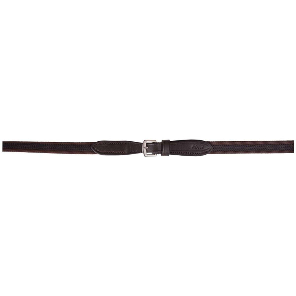 Premiere Zügel 16mm Anti-Rutsch Schnallenverschluß Braun