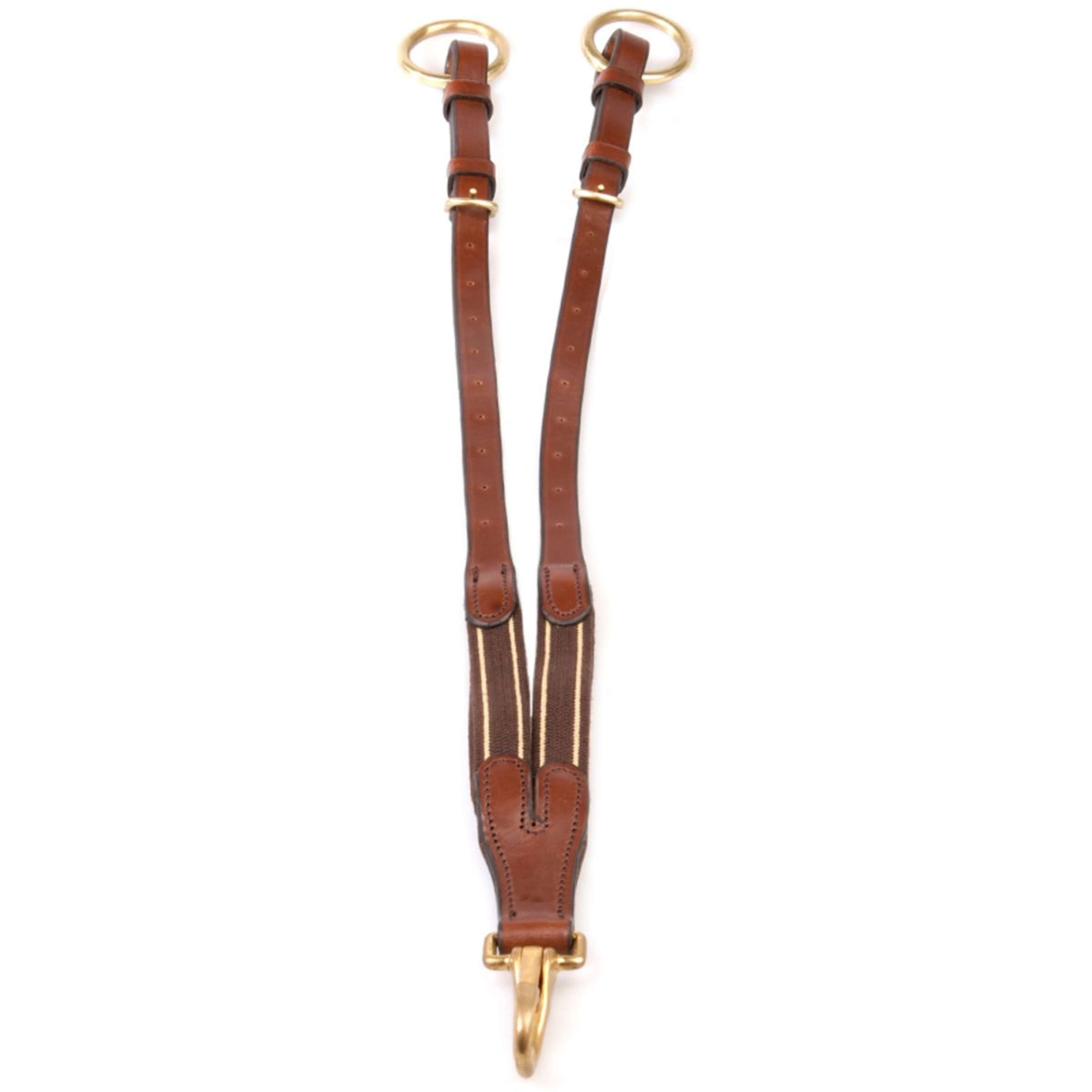 BR Martingalgabel mit Haken und Gummizug Tobacco/Kupfer BR Martingalgabel mit Haken und Gummizug Tobacco/Kupfer