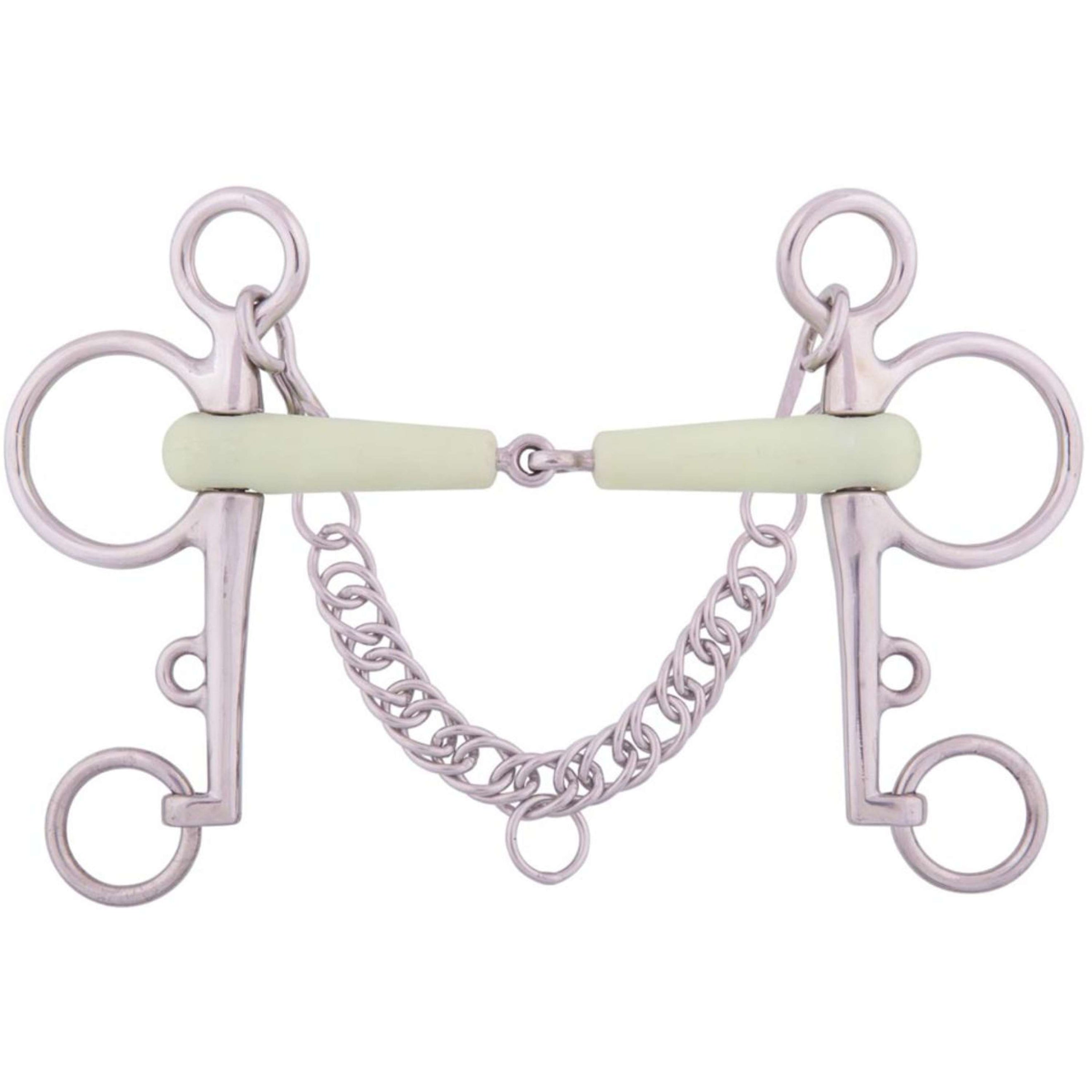 BR einfach gebrochenes Pelham Apple Mouth 18mm Edelstahl BR einfach gebrochenes Pelham Apple Mouth 18mm Edelstahl