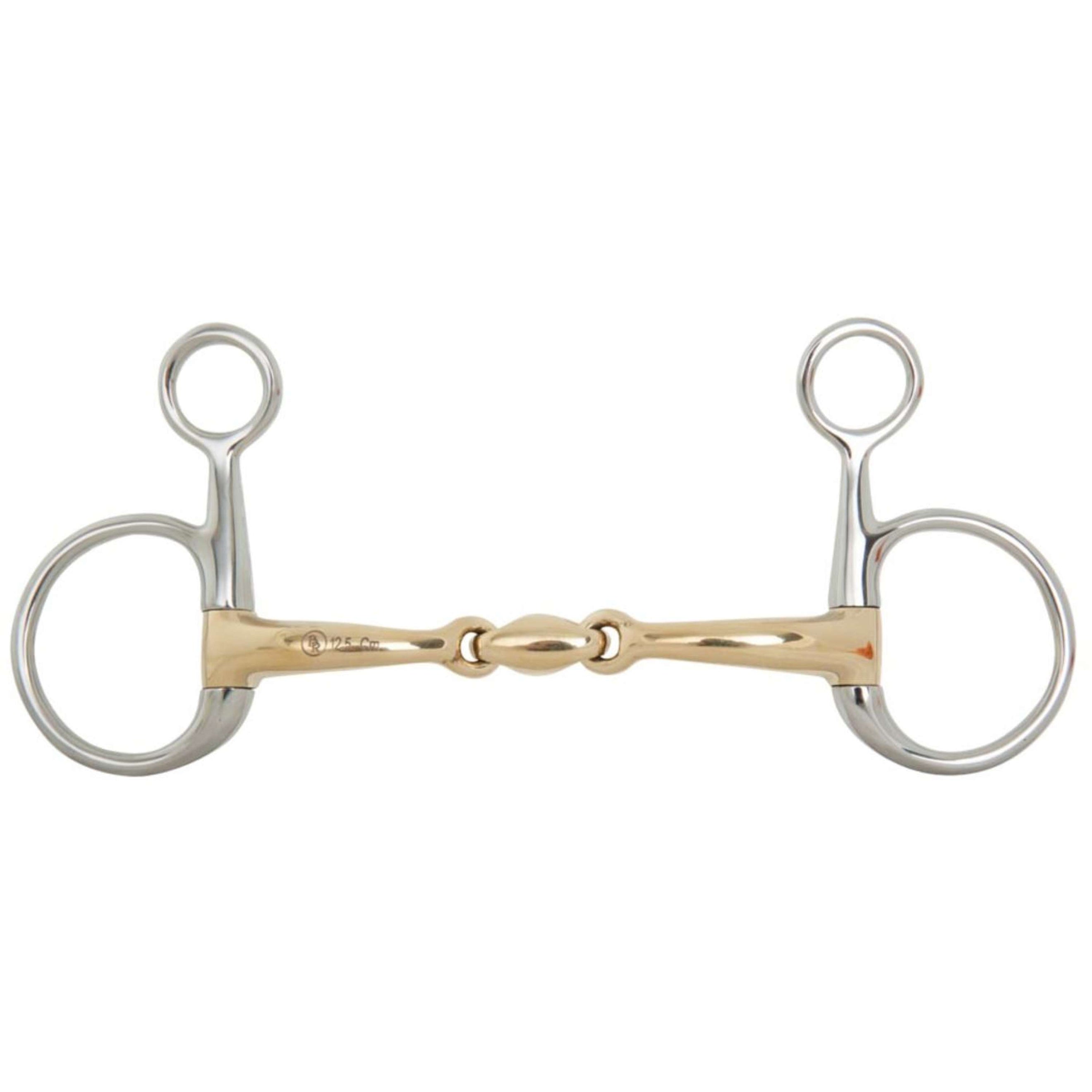 BR Bauchertrense Soft Contact Gebogen Doppelt Gebrochen Knebel 14mm BR Bauchertrense Soft Contact Gebogen Doppelt Gebrochen Knebel 14mm