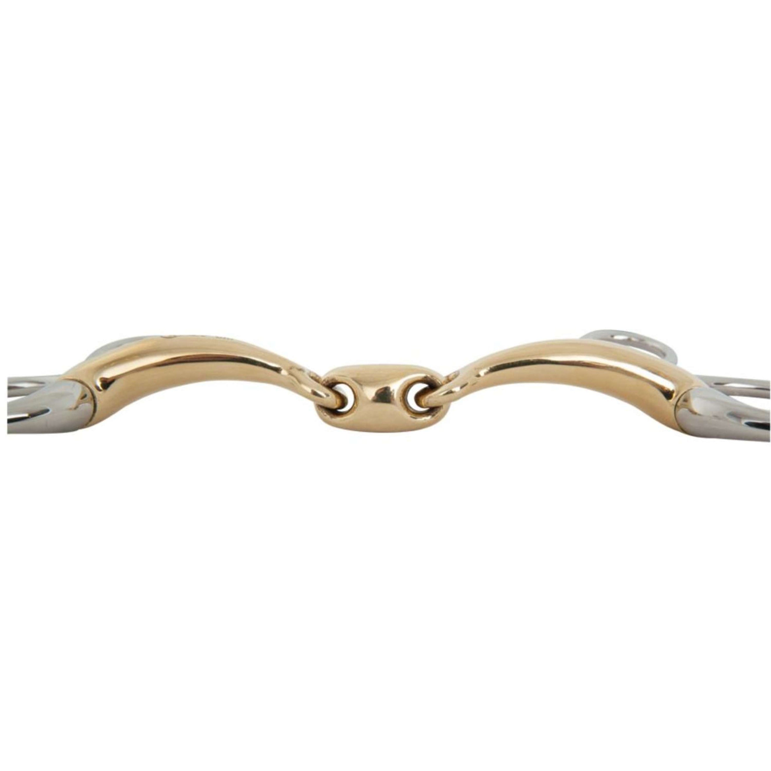 BR Bauchertrense Soft Contact Gebogen Doppelt Gebrochen Knebel 14mm BR Bauchertrense Soft Contact Gebogen Doppelt Gebrochen Knebel 14mm