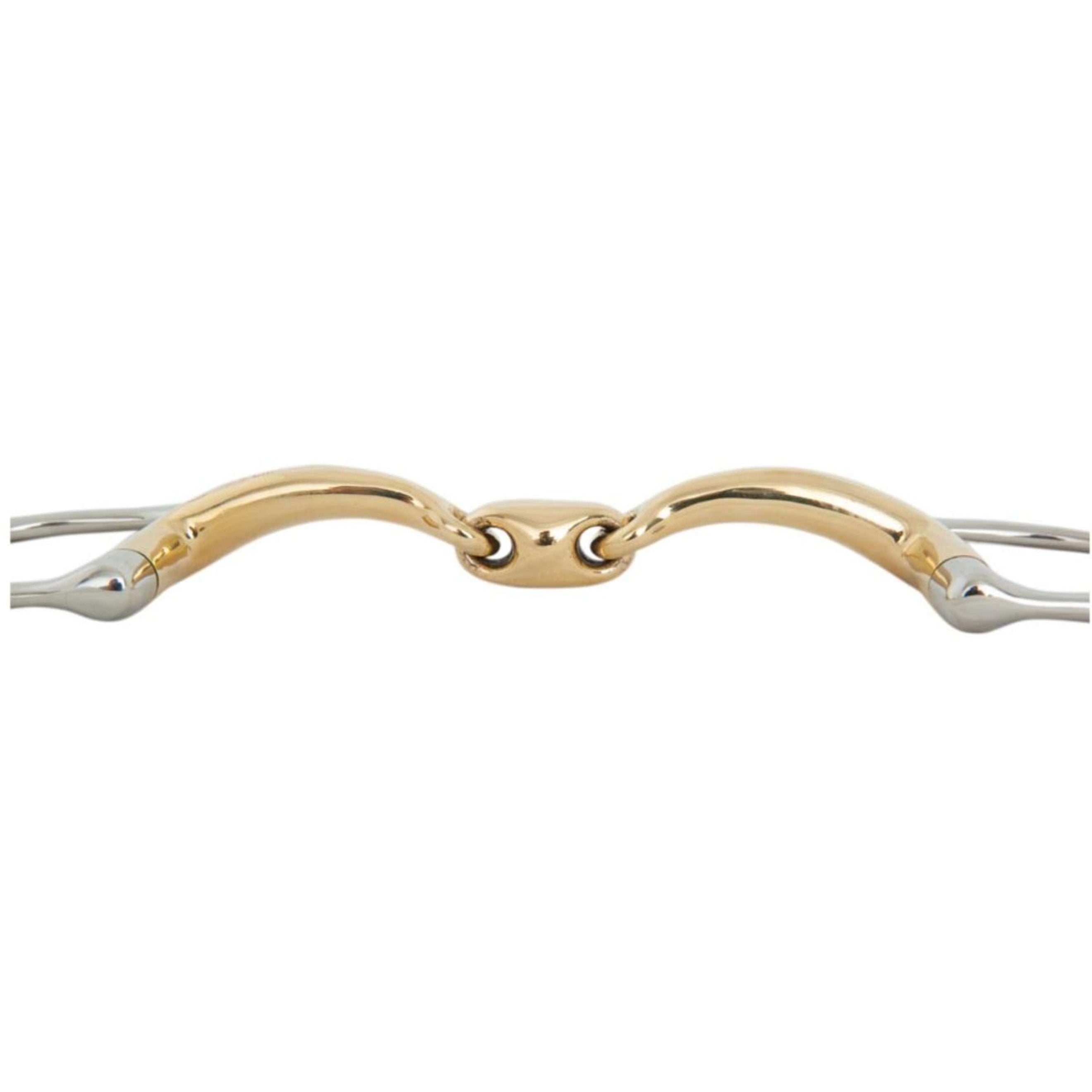BR D-Trense Soft Contact Gebogen Doppelt Gebrochen 14mm BR D-Trense Soft Contact Gebogen Doppelt Gebrochen 14mm