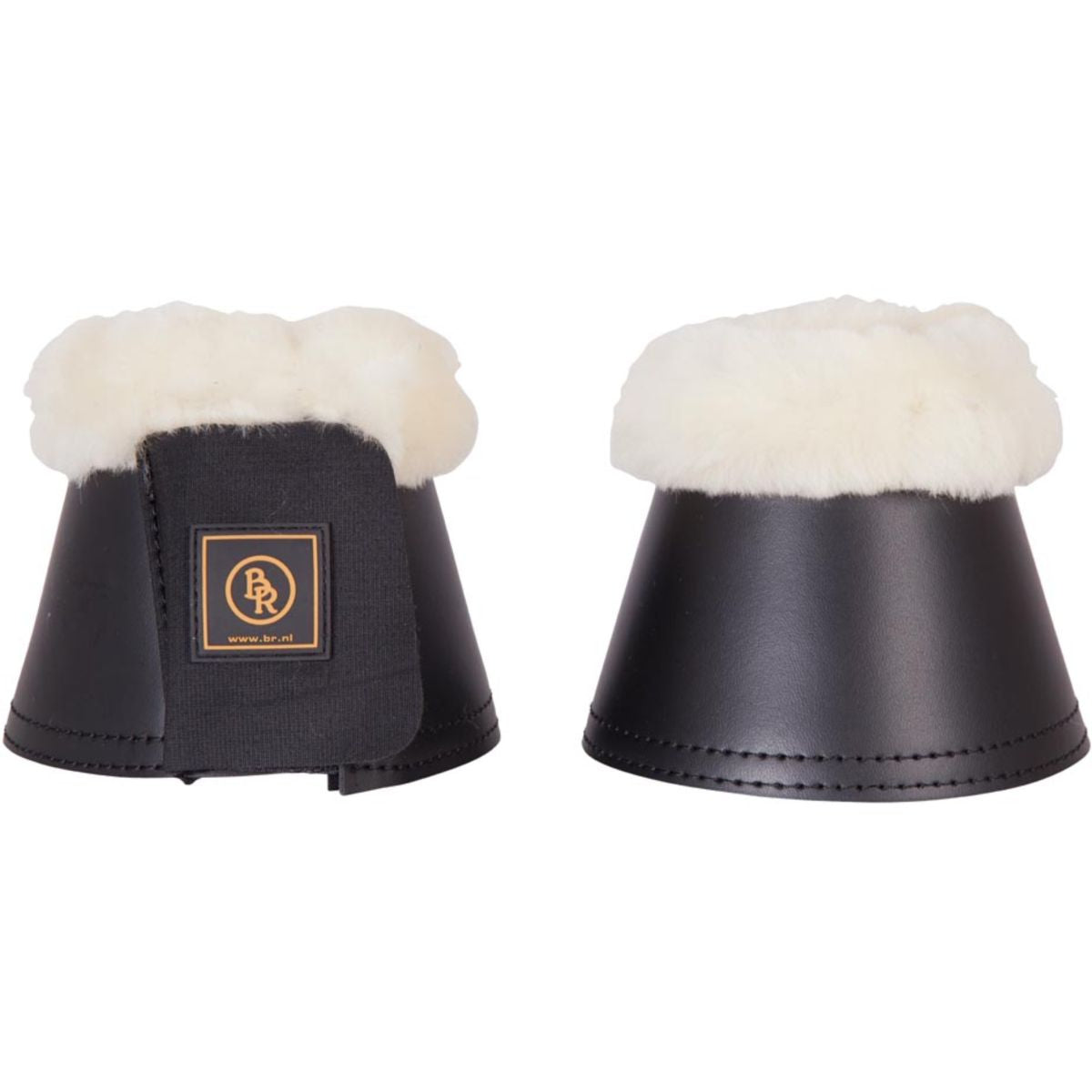 BR Hufglocken Sheepskin Schwarz