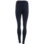 Premiere Reithose Foxglove Damen Silikon Kniebesatz Navy