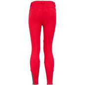 Premiere Reithose Iris II Kids Kniebesatz Rot