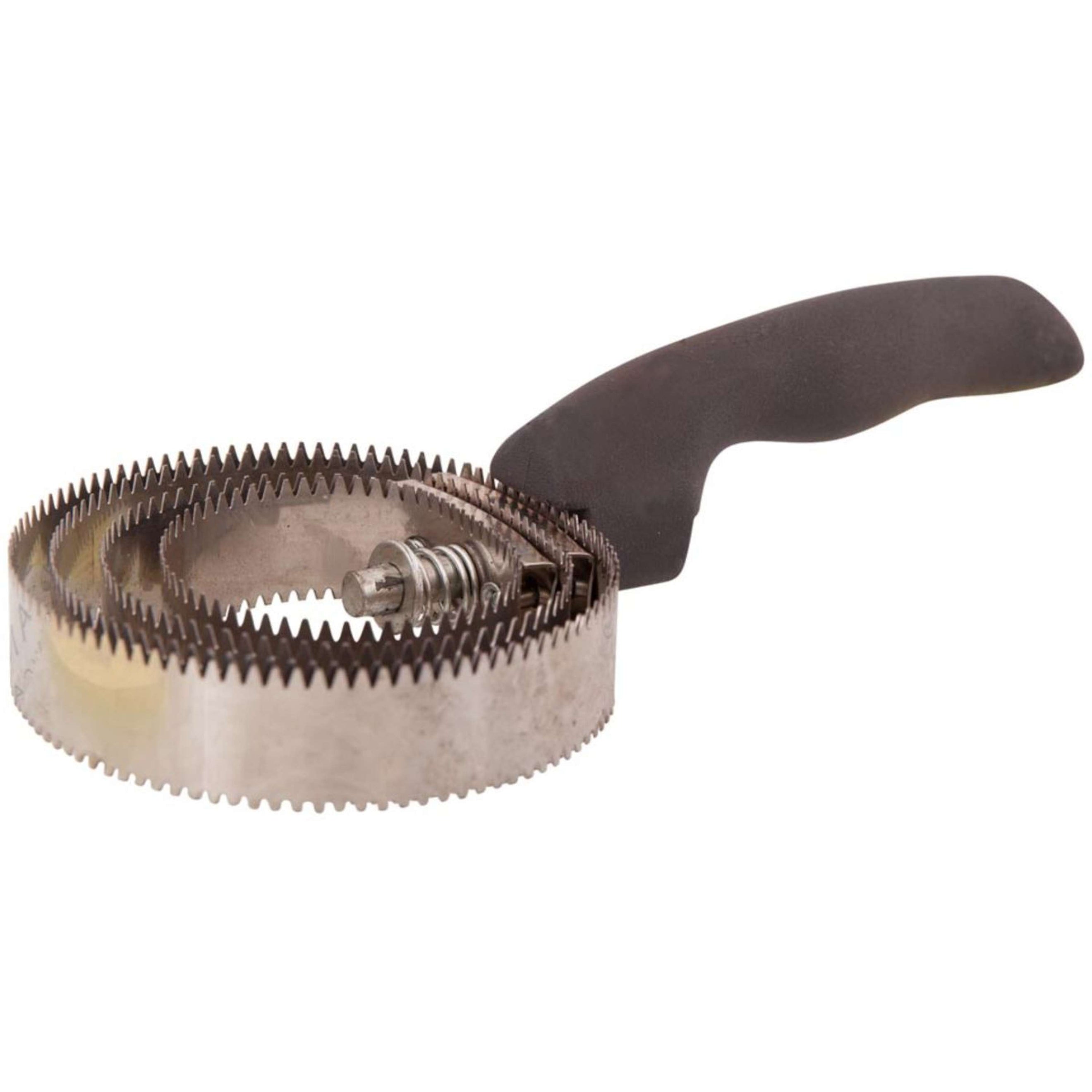 Agradi Schweißmesser Metall Spiralform mit Plastik Grip Schwarz Agradi Schweißmesser Metall Spiralform mit Plastik Grip Schwarz