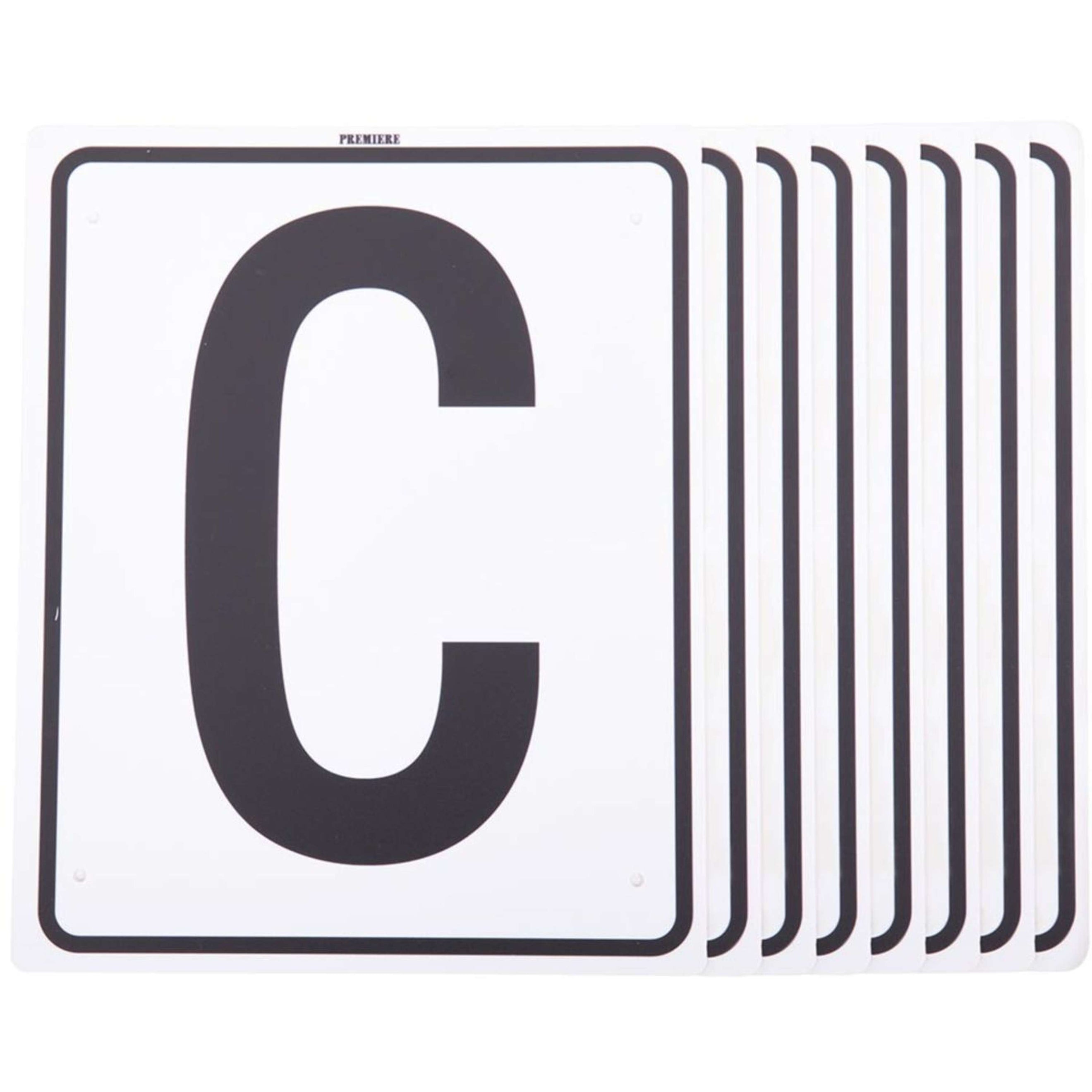 Premiere Dressurbuchstaben 20x25cm Weiß Premiere Dressurbuchstaben 20x25cm Weiß
