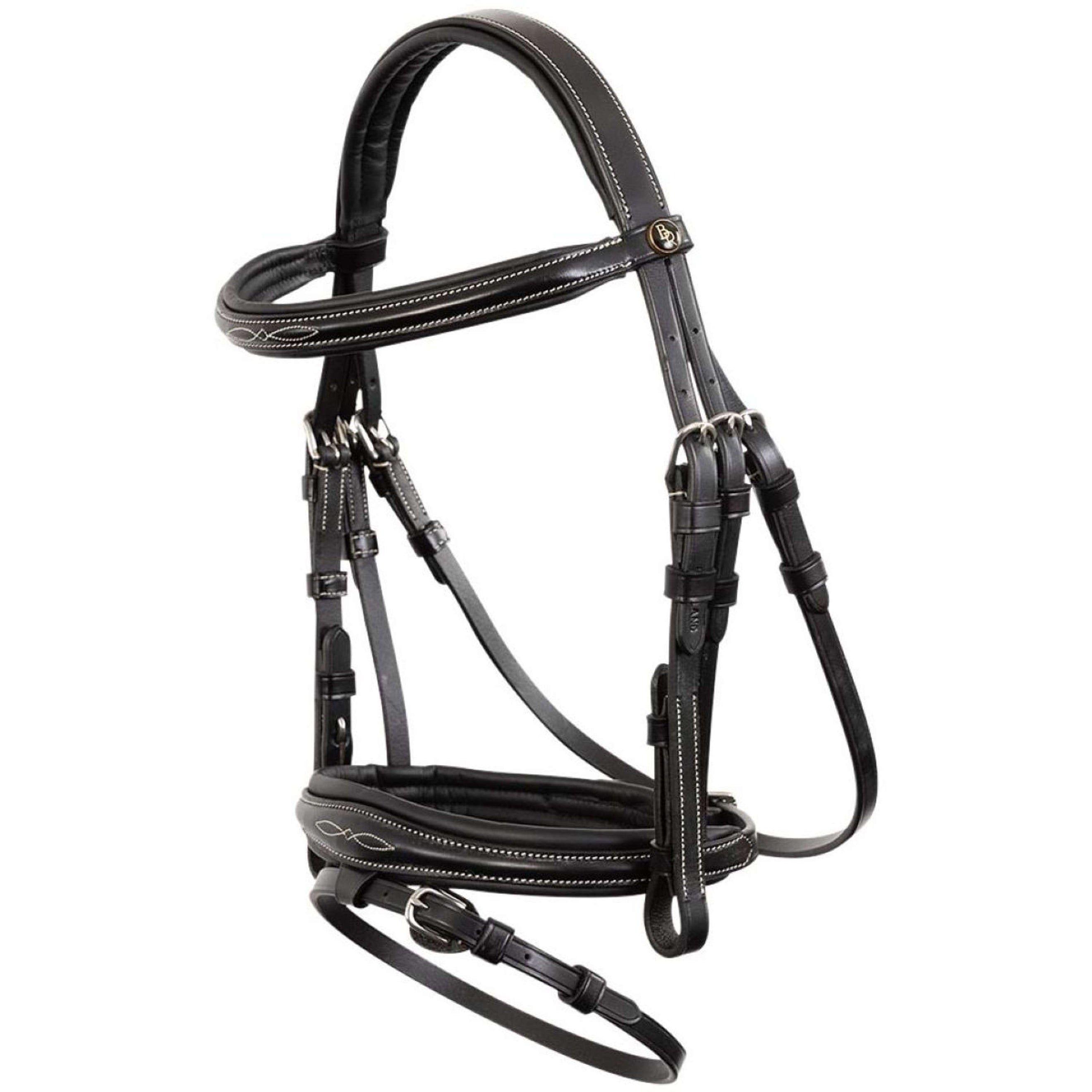 BR Zaum Middleton Schwarz/Silber BR Zaum Middleton Schwarz/Silber