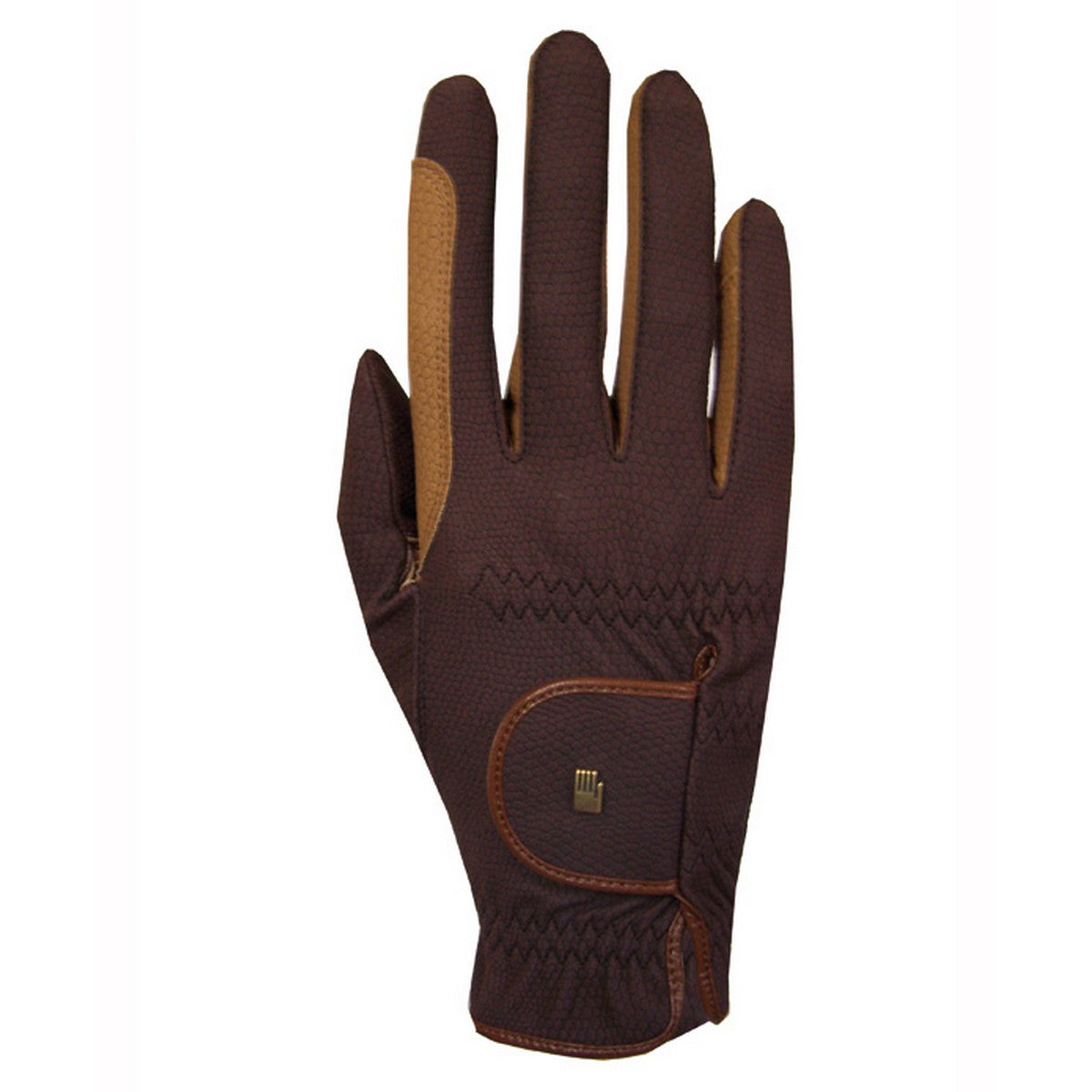 Roeckl Handschuhe Malta Bicolor Roeck-Grip Winter Mokka/Karamell