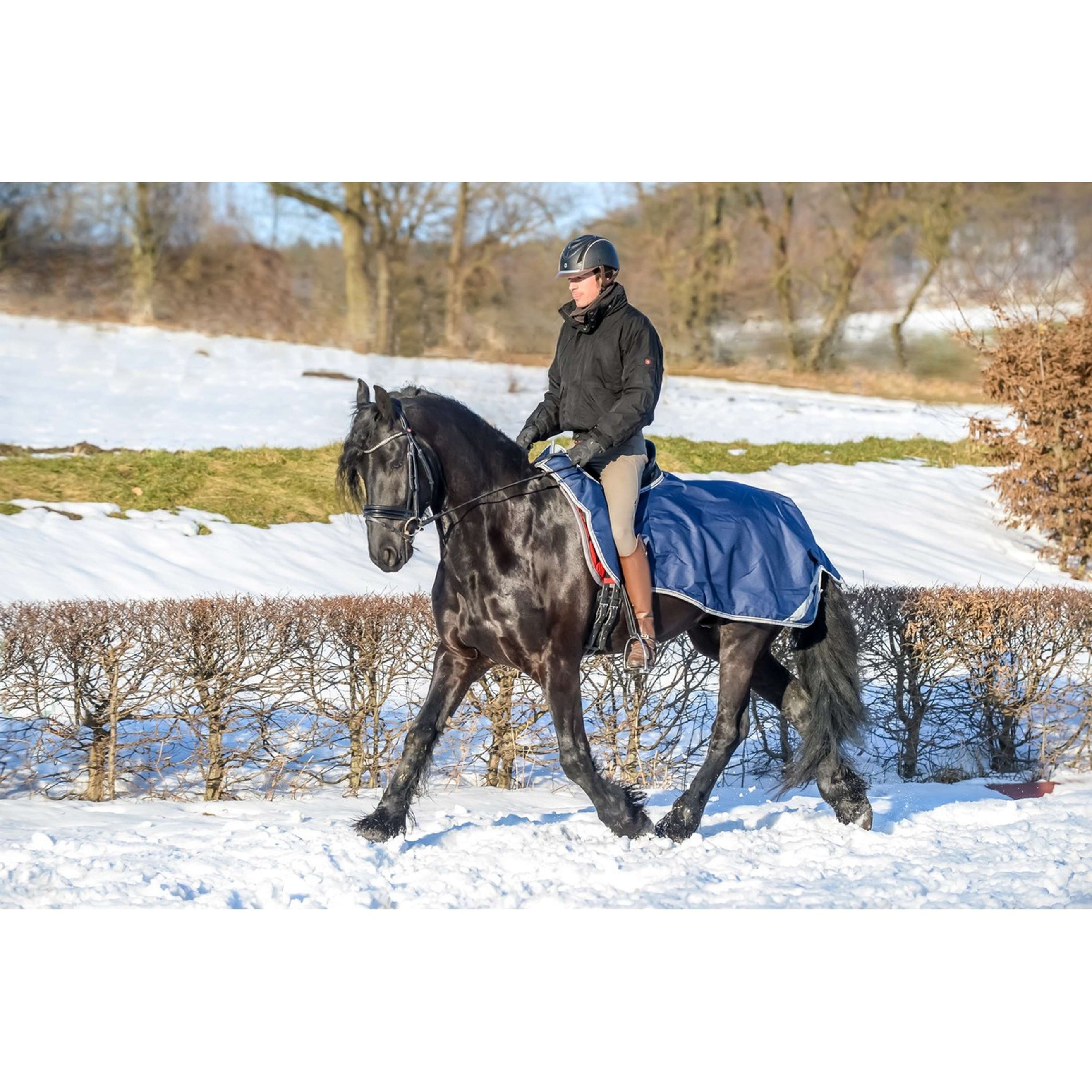 Bucas Riding Rug Navy/Silber Bucas Riding Rug Navy/Silber