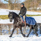 Bucas Riding Rug Navy/Silber