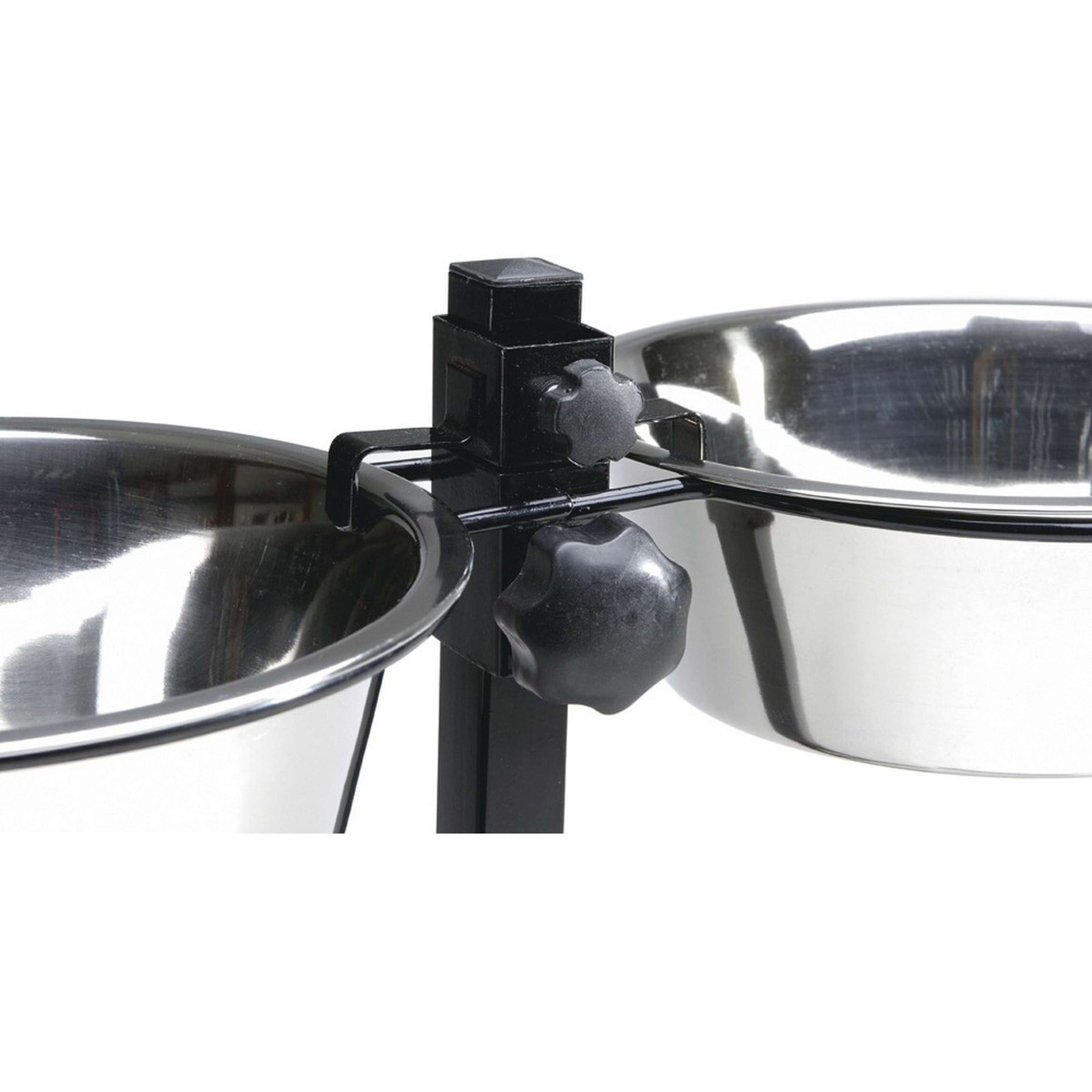 Beeztees Napfständer m. Näpfen Schwarz Beeztees Napfständer m. Näpfen Schwarz