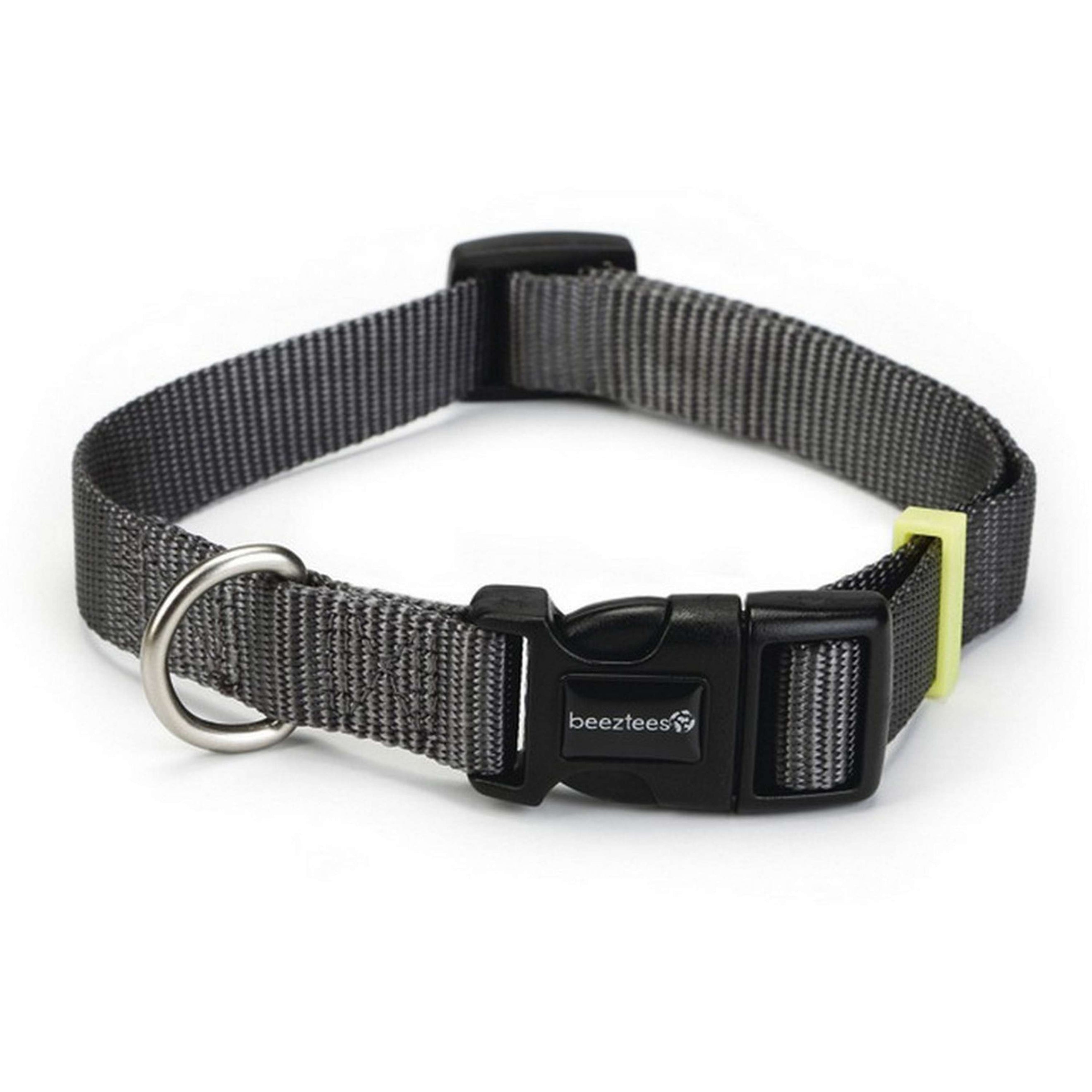 Beeztees Nylon Halsband Uni Dunkelgrau Beeztees Nylon Halsband Uni Dunkelgrau