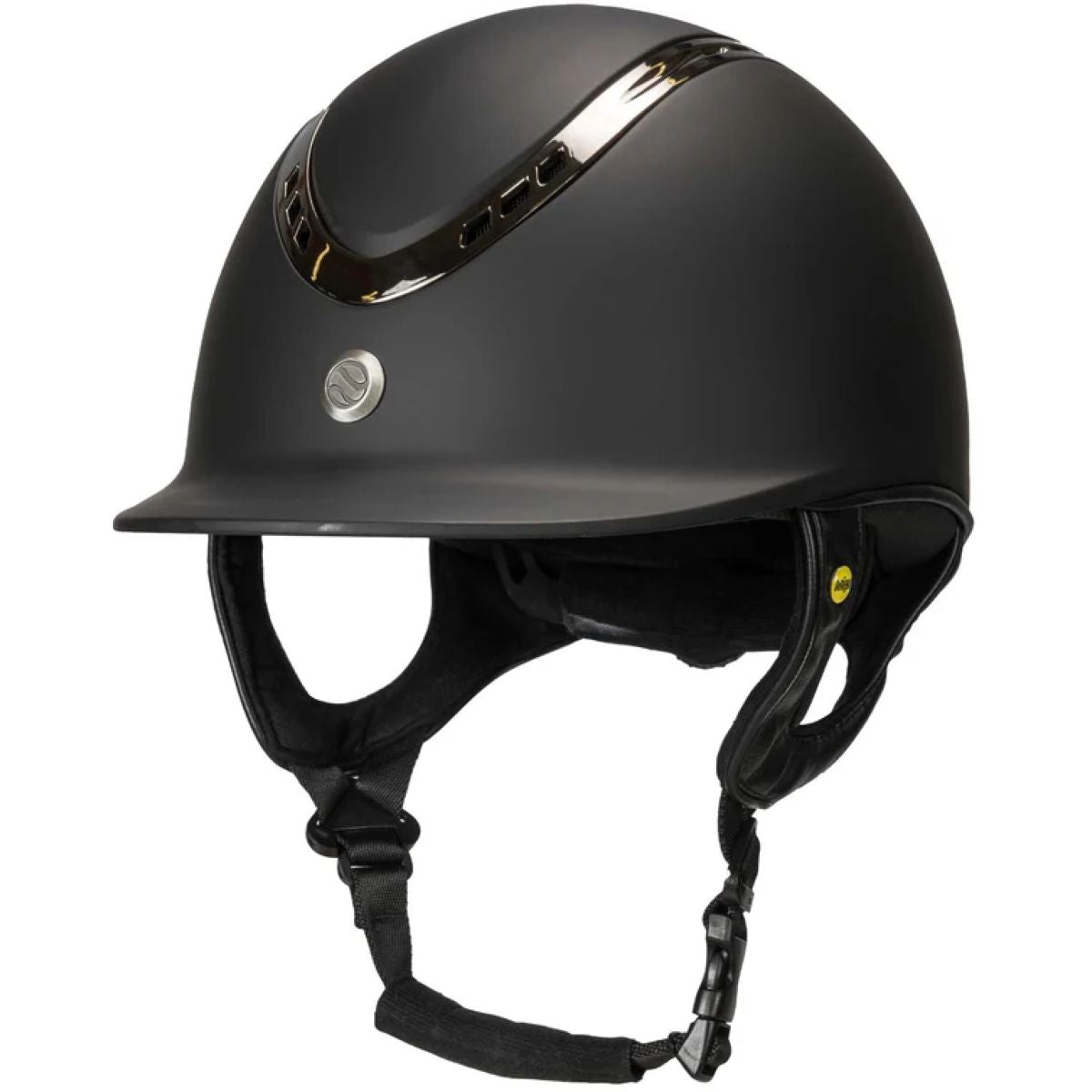 Back on Track Reithelm EQ3 Pardus Smooth Top Mips Schwarz