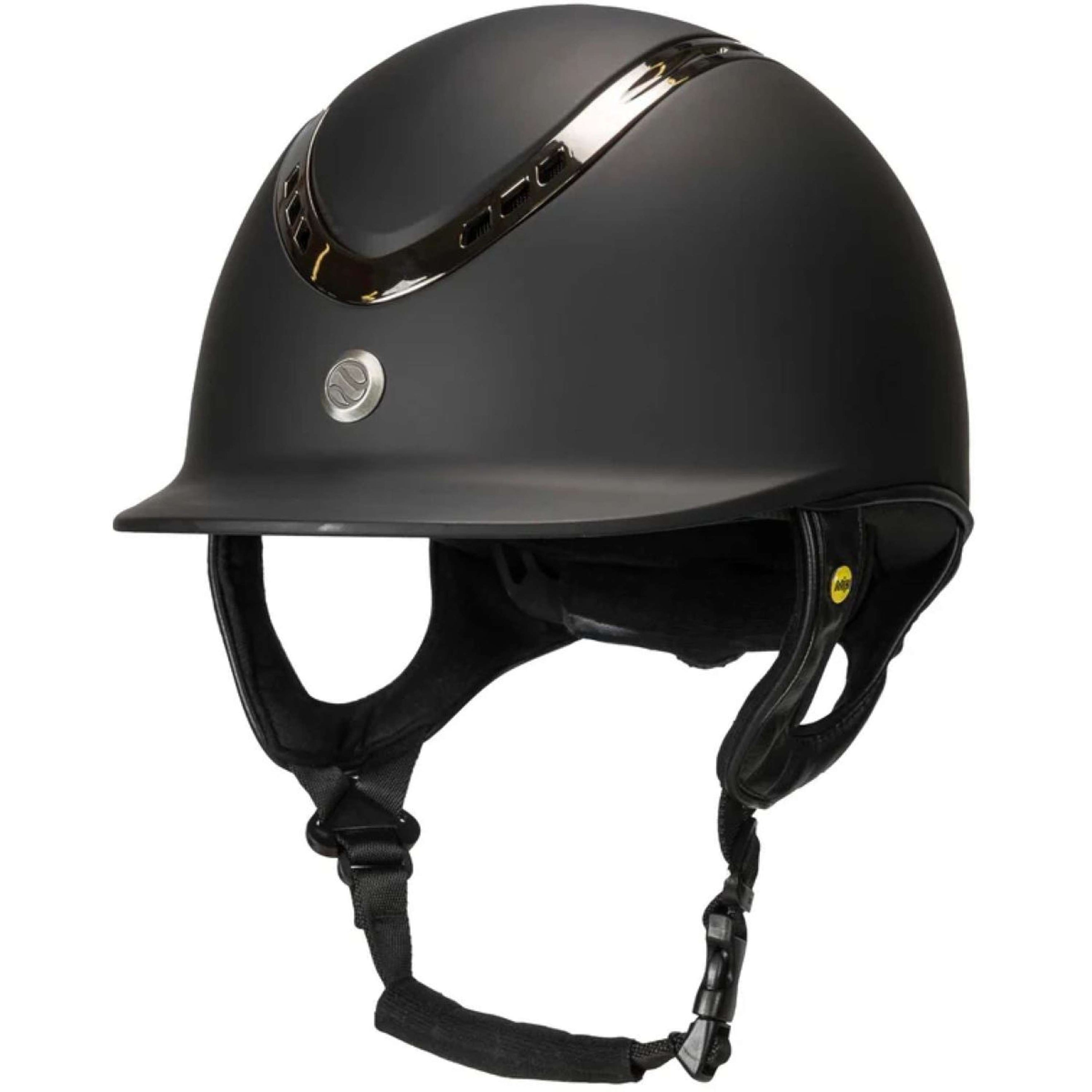 Back on Track Reithelm EQ3 Pardus Smooth Top Mips Schwarz