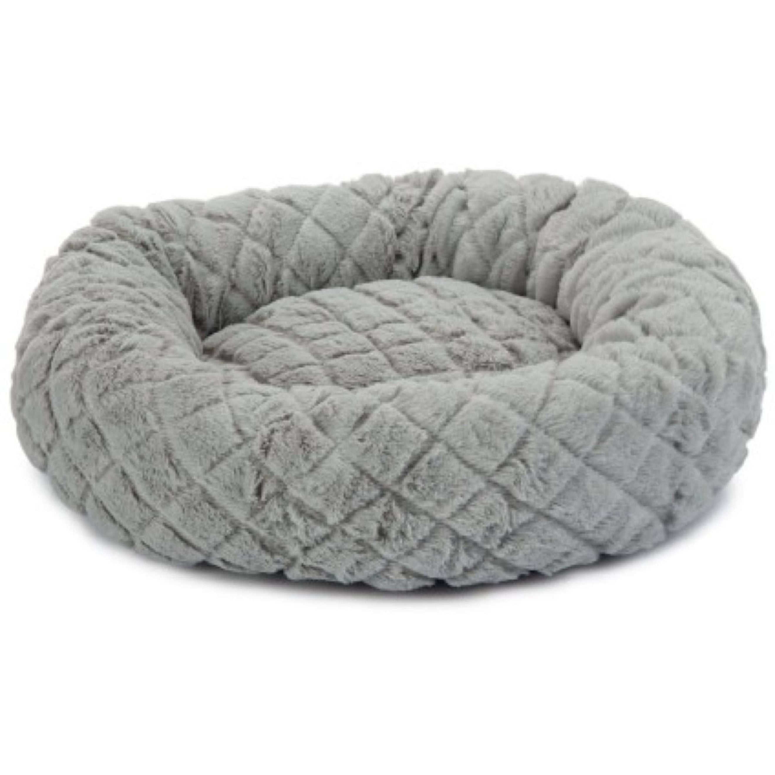 Beeztees Katzenbett Levisa Plüsch Grau