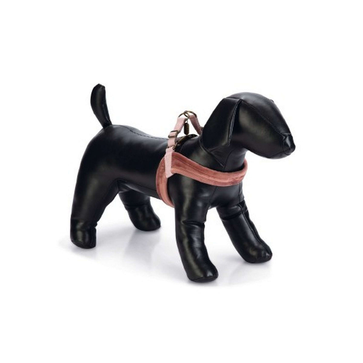 Designed by Lotte Hundegeschirr Velura Samt Rosa