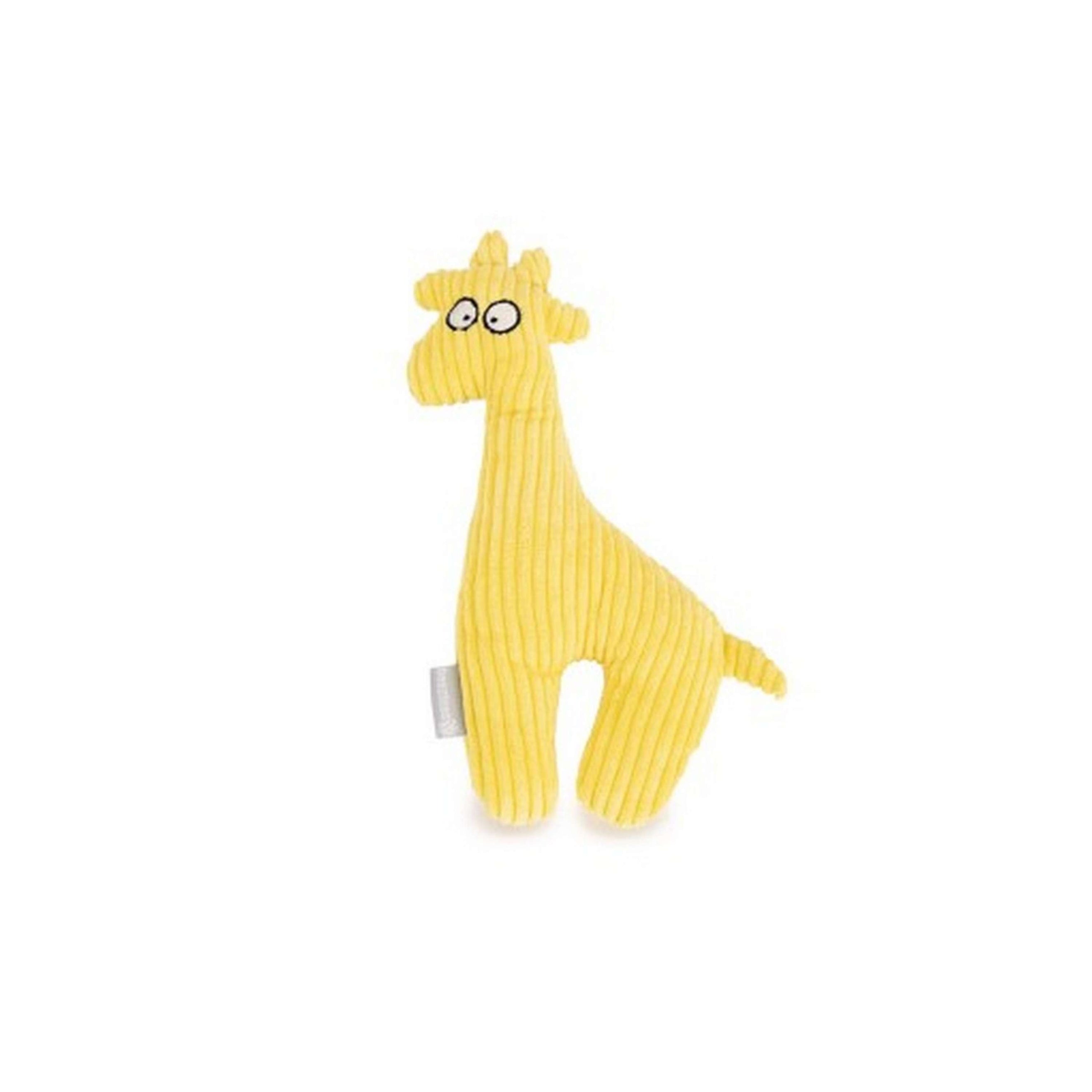 Beeztees Kuscheltier Giraffe Raffo Rippenstoff Gelb Beeztees Kuscheltier Giraffe Raffo Rippenstoff Gelb