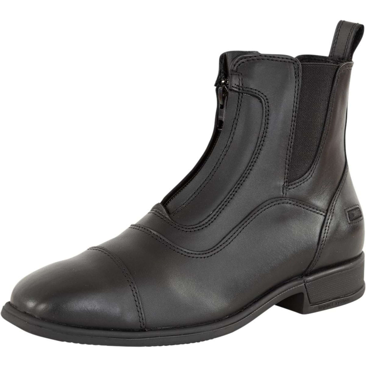 BR Stiefelette Baronesse Reißverschluss Schmale Form Schwarz