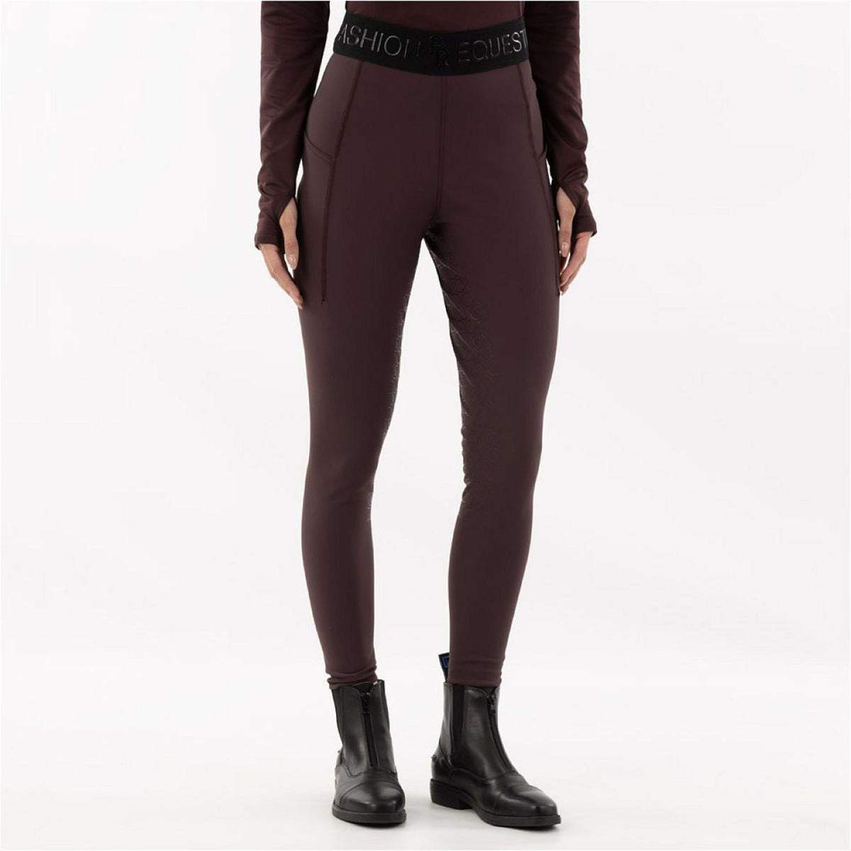 BR Reitleggings Faiga Full Grip Fudge