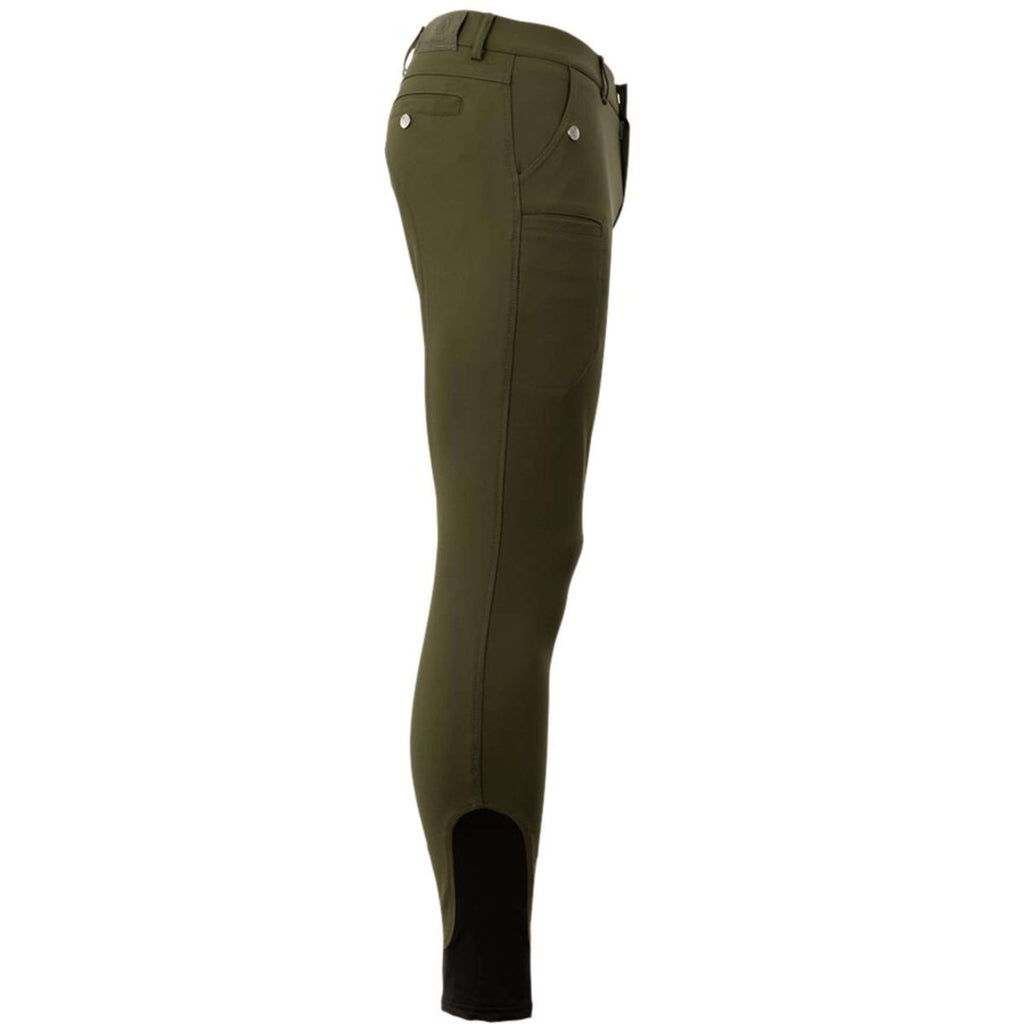 BR Reithose Maikel Silikon Kniebesatz Forest Green