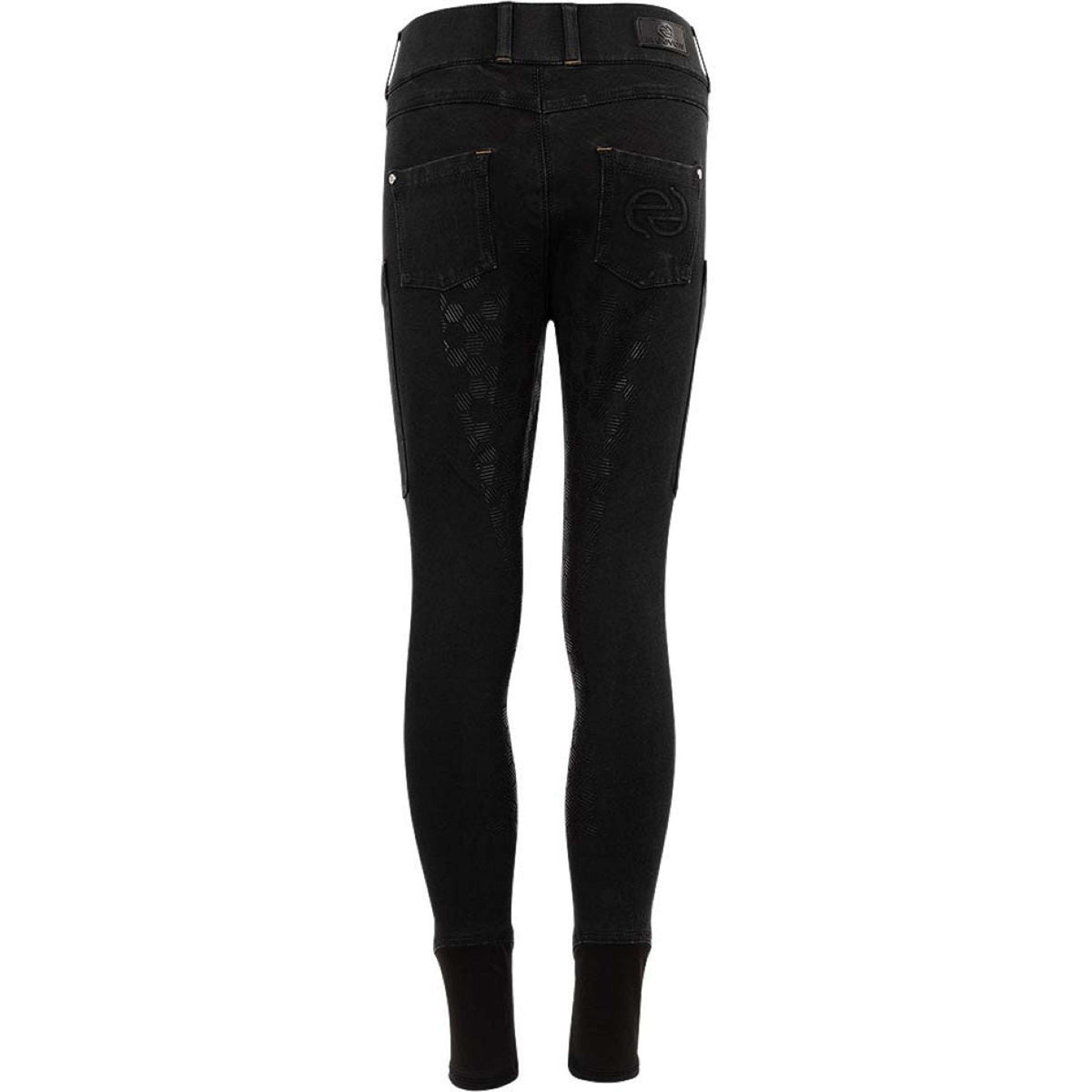 BR Reithose Eevolv Florence Full Grip Schwarz Denim