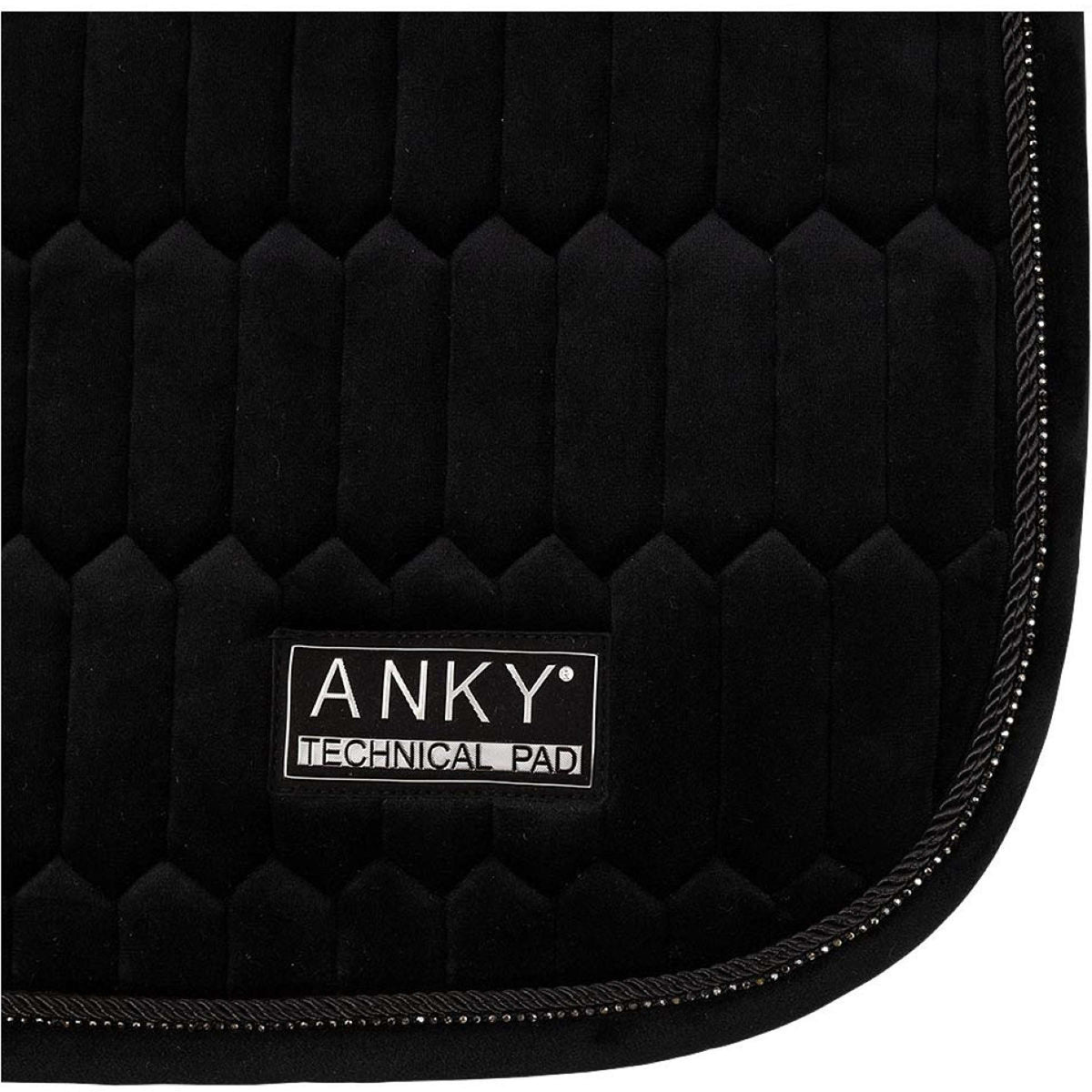 ANKY Schabracke Velvet XB242112 Dressur Schwarz