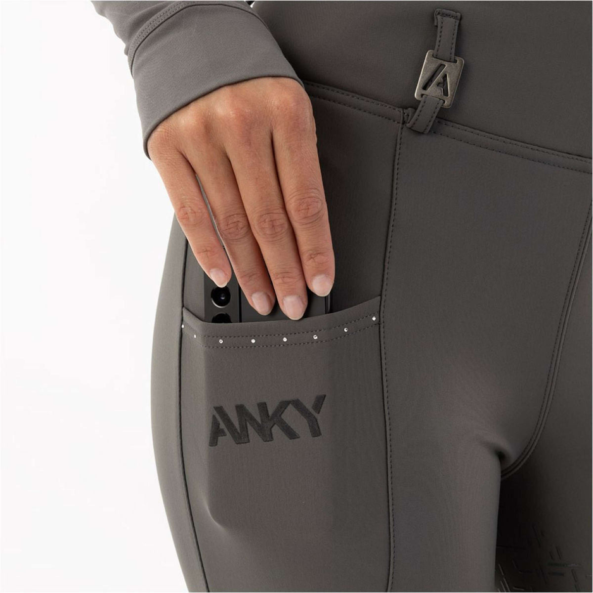 ANKY Reitleggings Tactile XR242103 Full Grip Thunderstorm