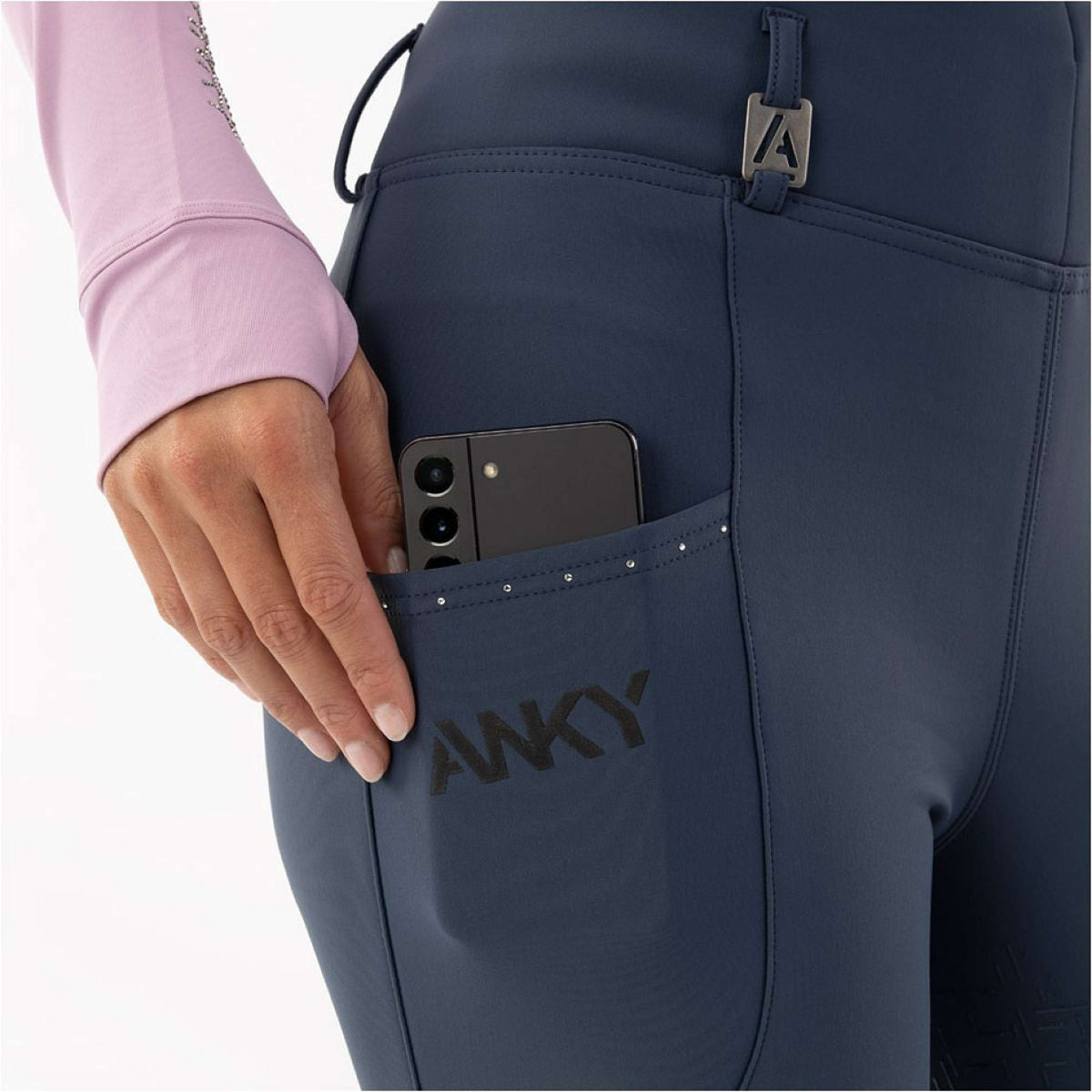 ANKY Reitleggings Tactile XR242103 Full Grip Mood Indigoblau