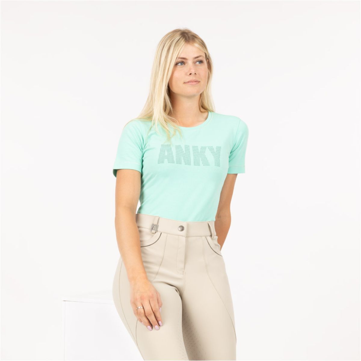 ANKY Shirt Branded Kurze Ärmel Bermuda