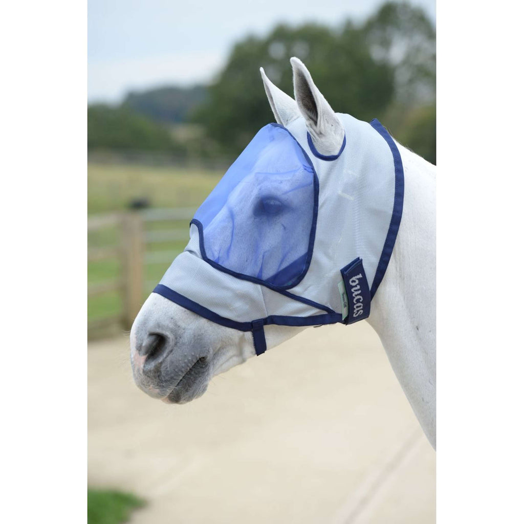 Bucas Buzz-Off Fliegenmaske Delux Blau