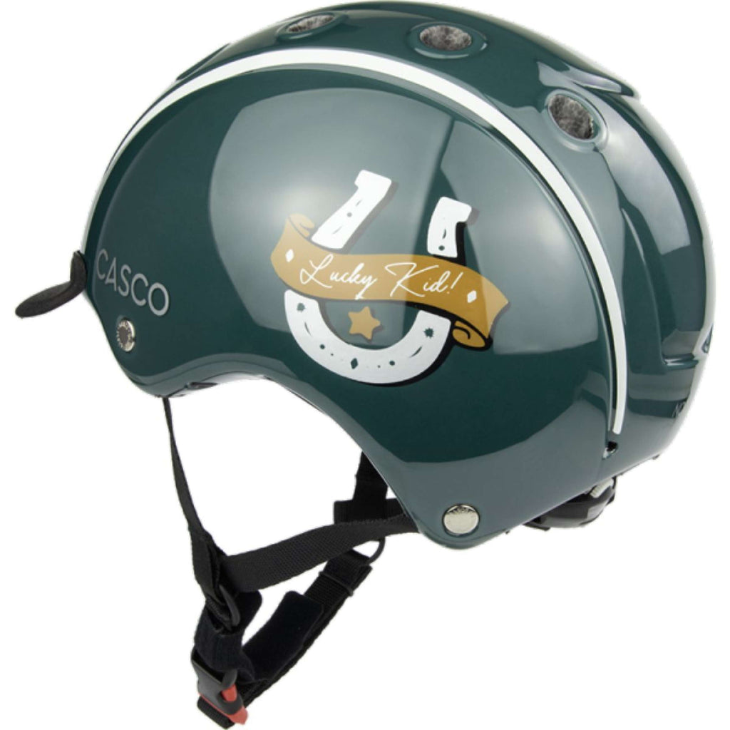 Casco Reithelm Nori Lucky Kid Smaragdgrün