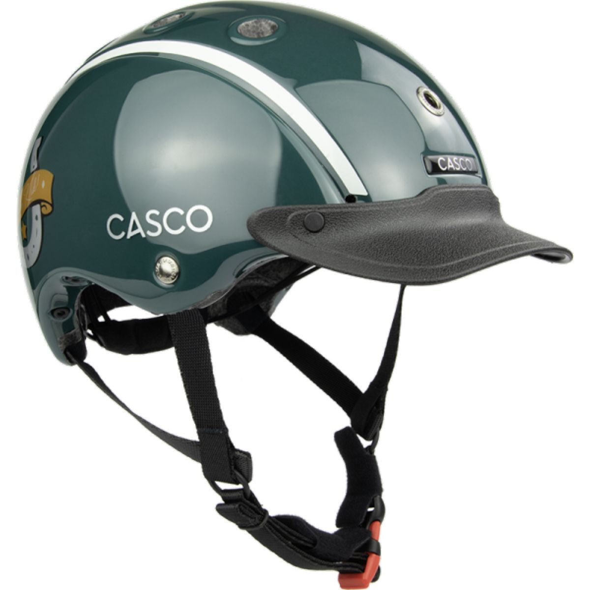 Casco Reithelm Nori Lucky Kid Smaragdgrün
