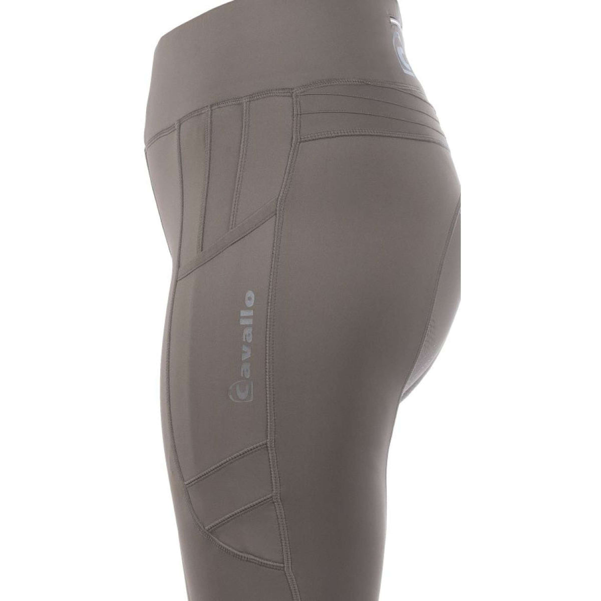 Cavallo Reitleggings CavalLin Grip RL Full Grip Mud Taupe