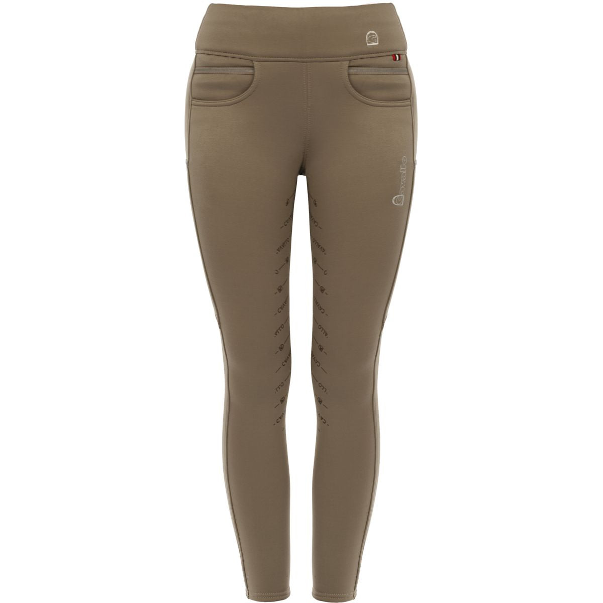 Cavallo Reitleggings CavalLiz Grip RL Dark Taupe