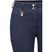 Cavallo Reithose Cavalcoline Full Grip Blaue Denim