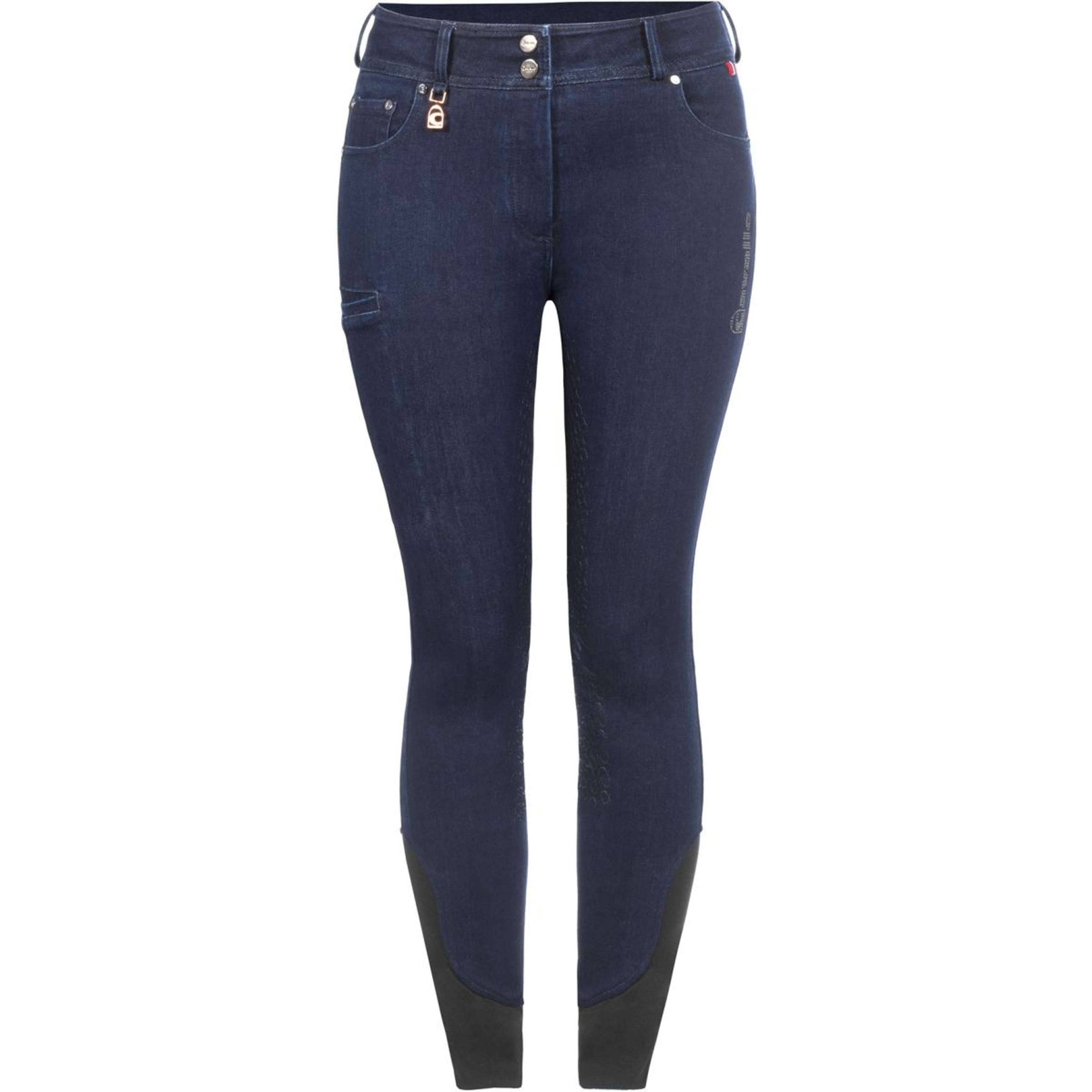 Cavallo Reithose Cavalcoline Full Grip Blaue Denim