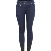 Cavallo Reithose Cavalcoline Full Grip Blaue Denim