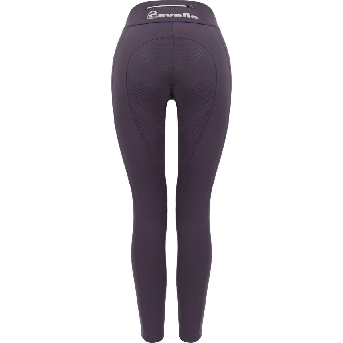 Cavallo Reitleggings Lana Grip RL Pflaumenfarben