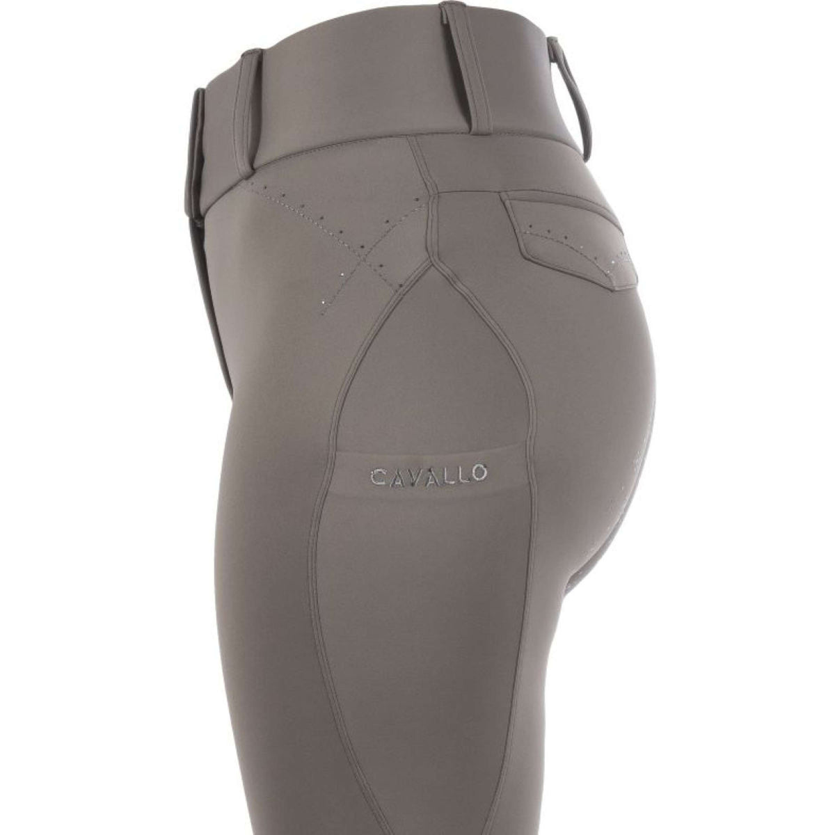 Cavallo Reithose CavalCandera Grip Mobile Full Grip Mud Taupe