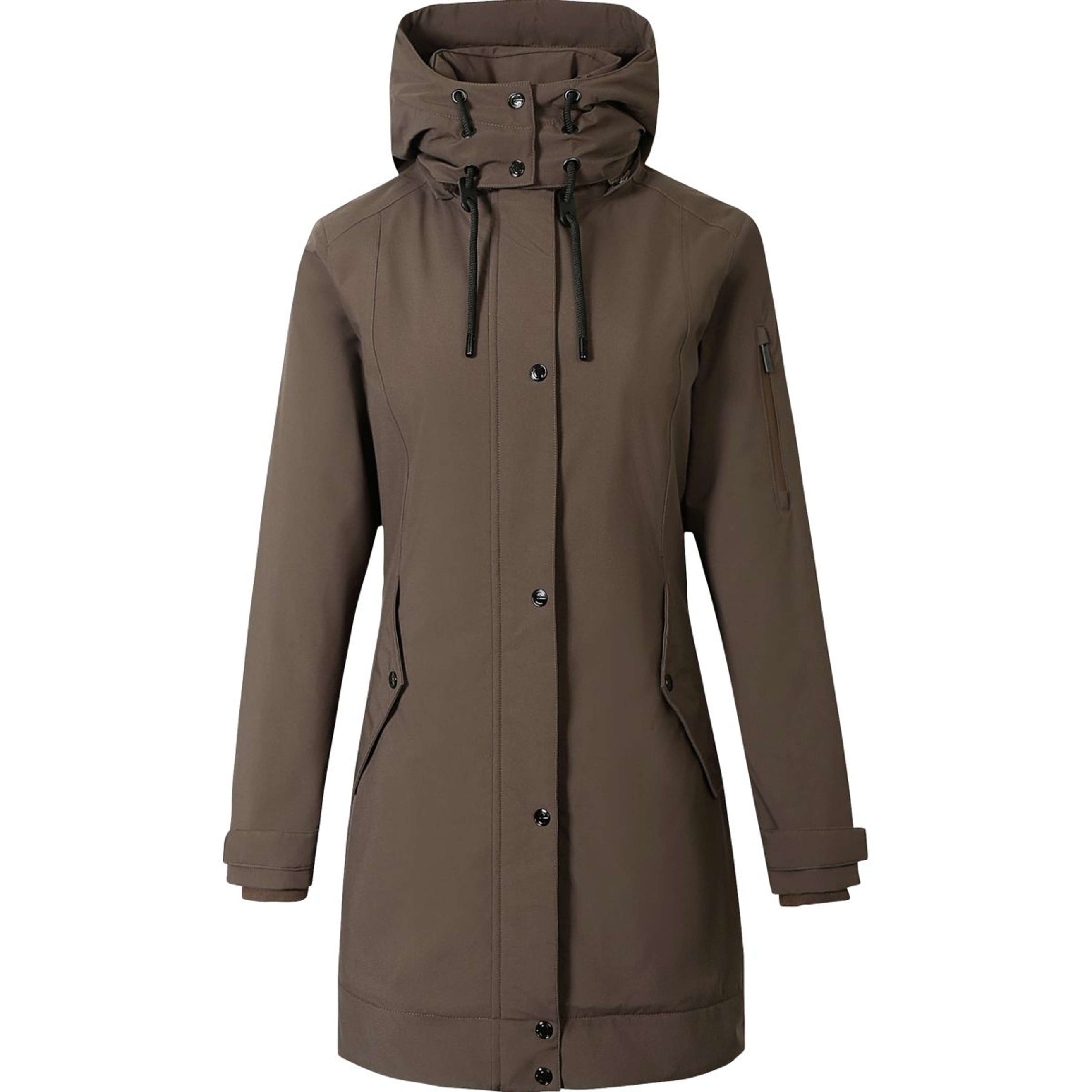 Covalliero Parka AW24 Kaffee