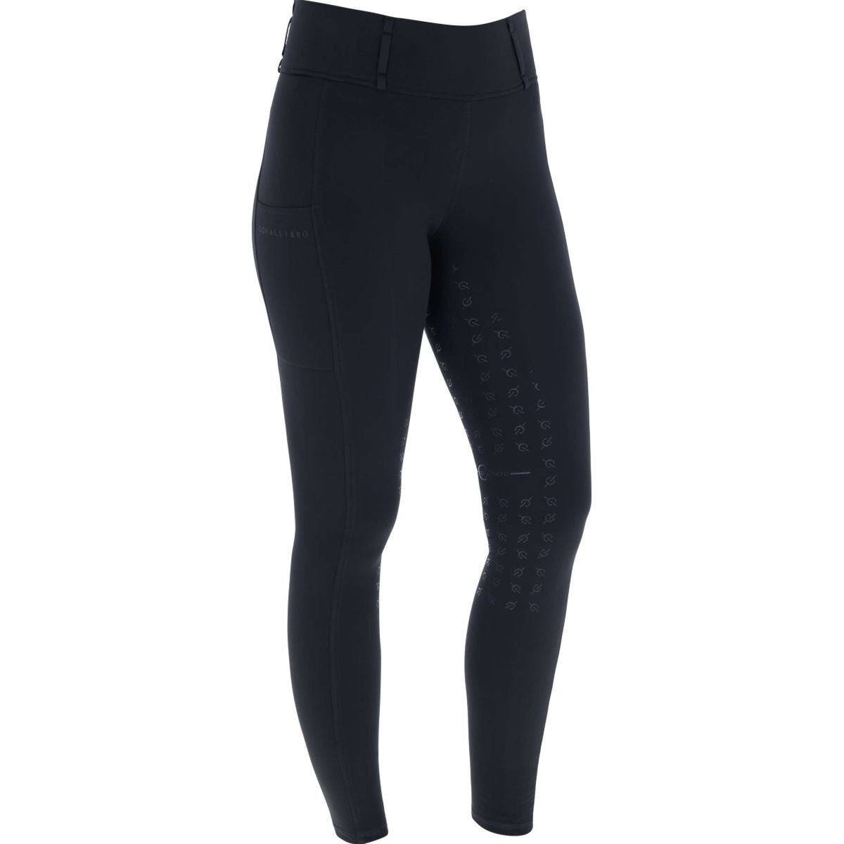 Covalliero Reitleggings AW24 Full Grip Schwarz