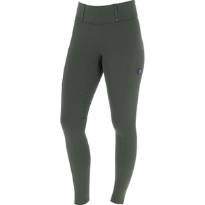 Covalliero Reitleggings AW24 Full Grip Opal Green