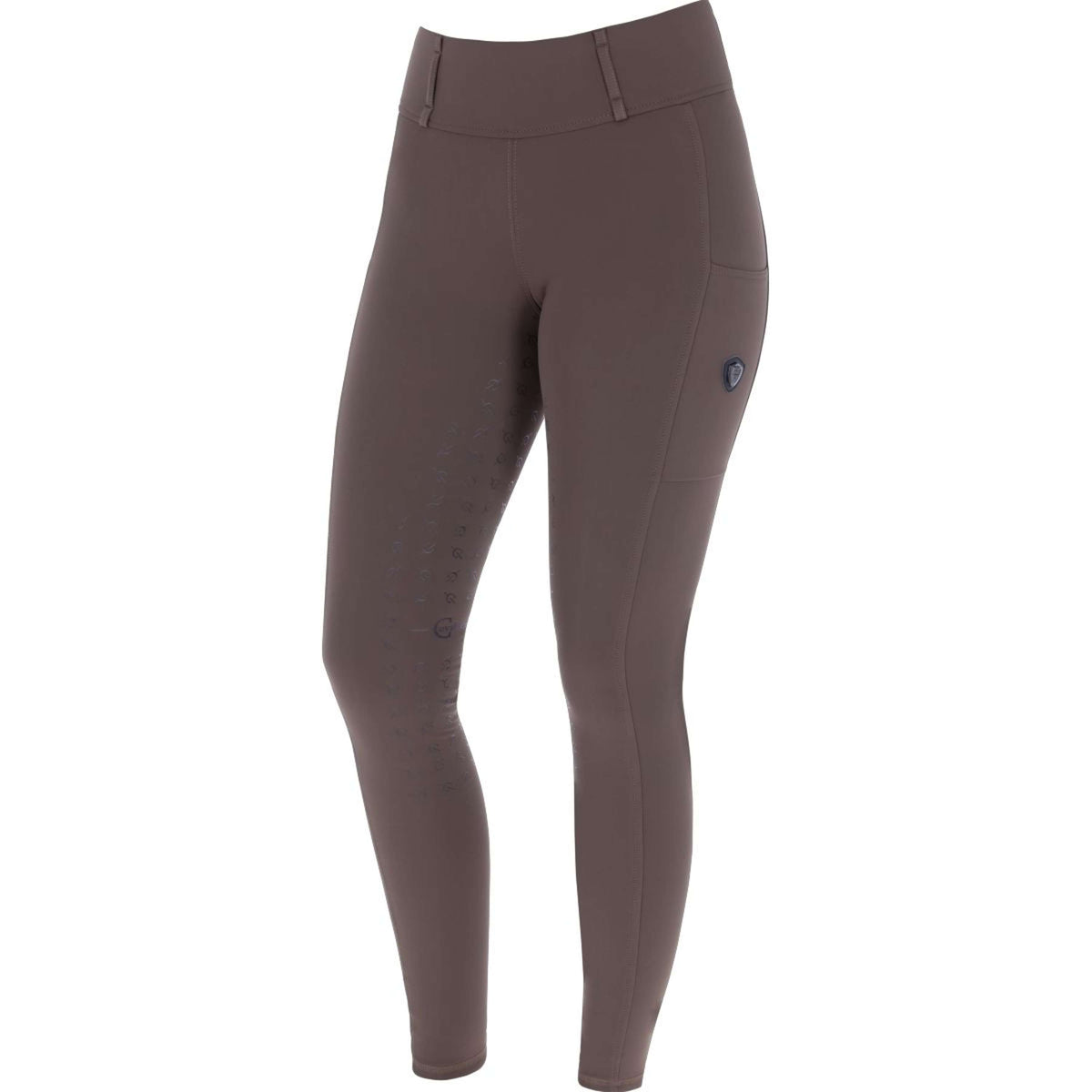 Covalliero Reitleggings AW24 Full Grip Kaffee