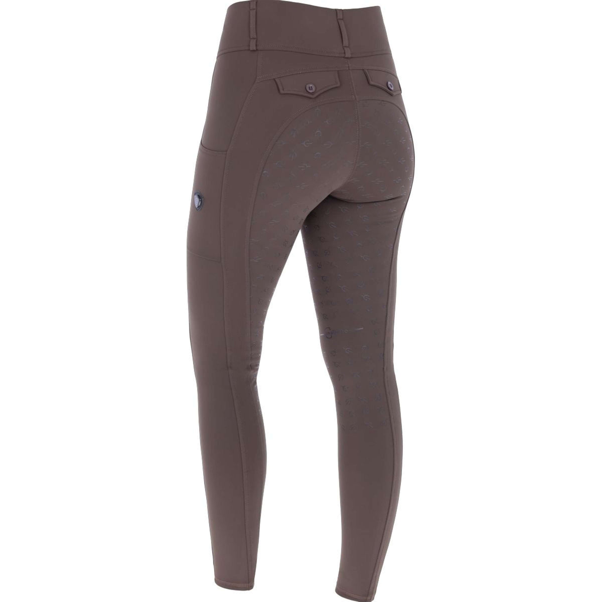 Covalliero Reitleggings AW24 Full Grip Kaffee